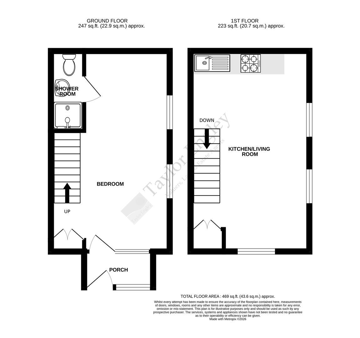The Coach House, 67B, Willowfield Road, Eastbourne floorplan