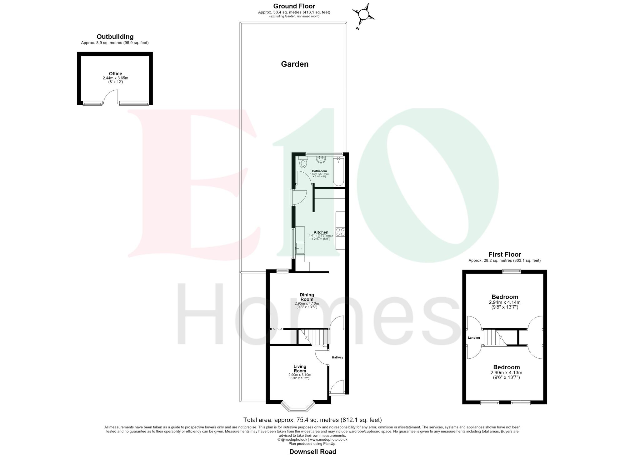 115 Downsell Road, London floorplan