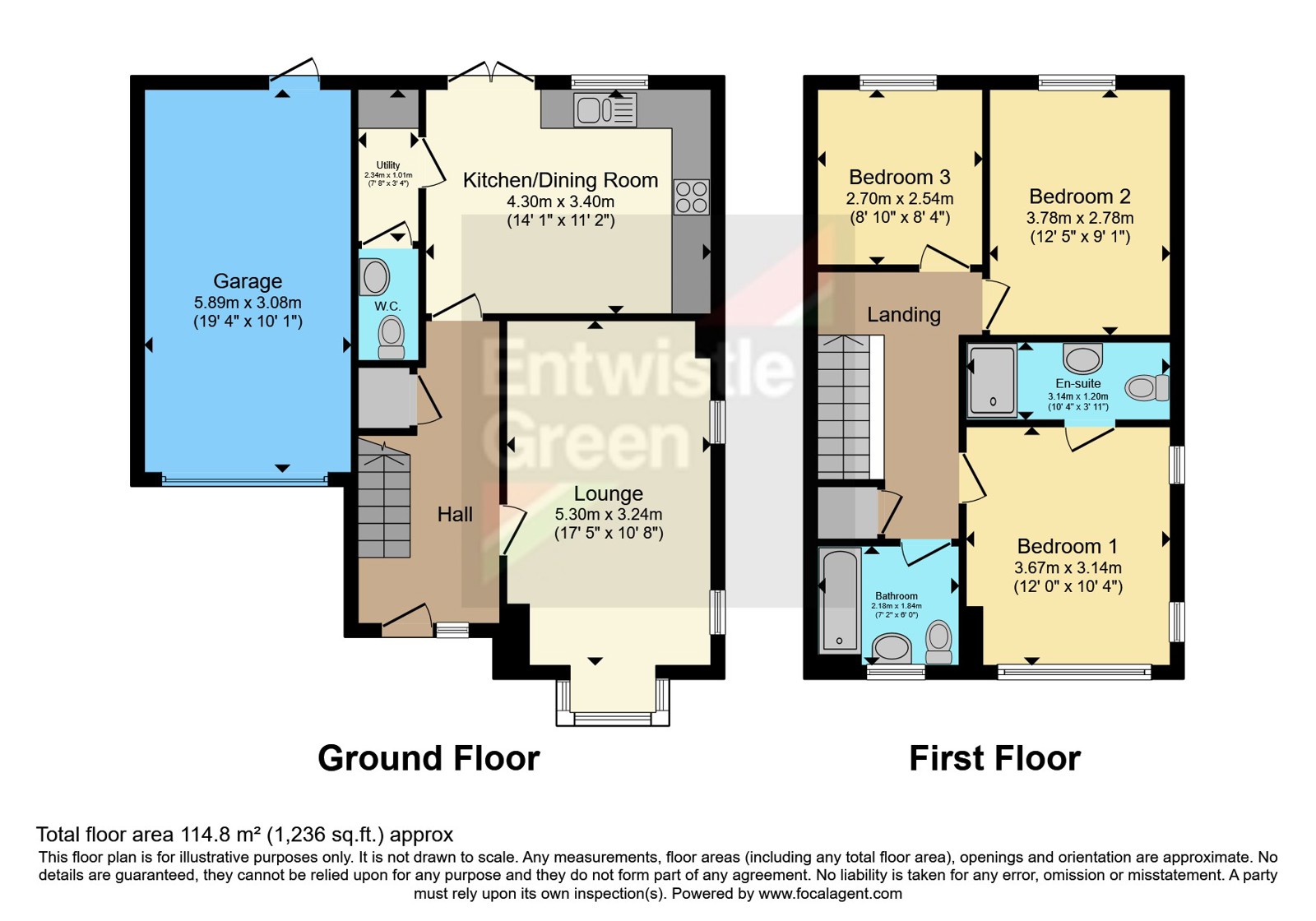 13, Canon Close, Lancashire floorplan