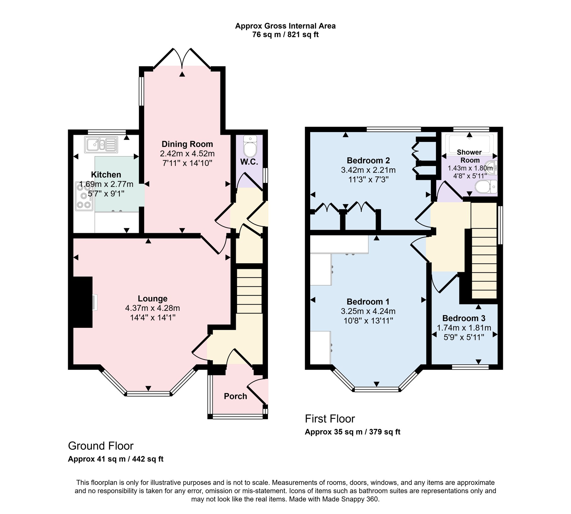 800, Whittingham Lane, Preston floorplan