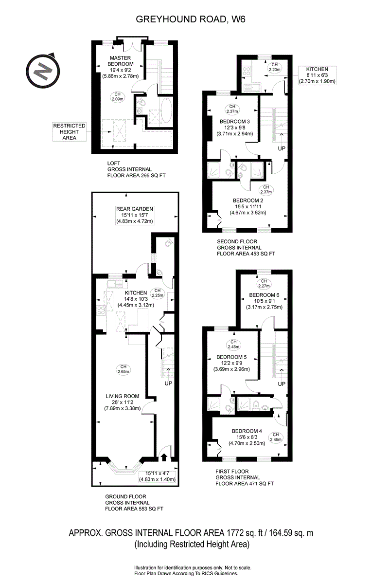 17, Greyhound Road, London floorplan