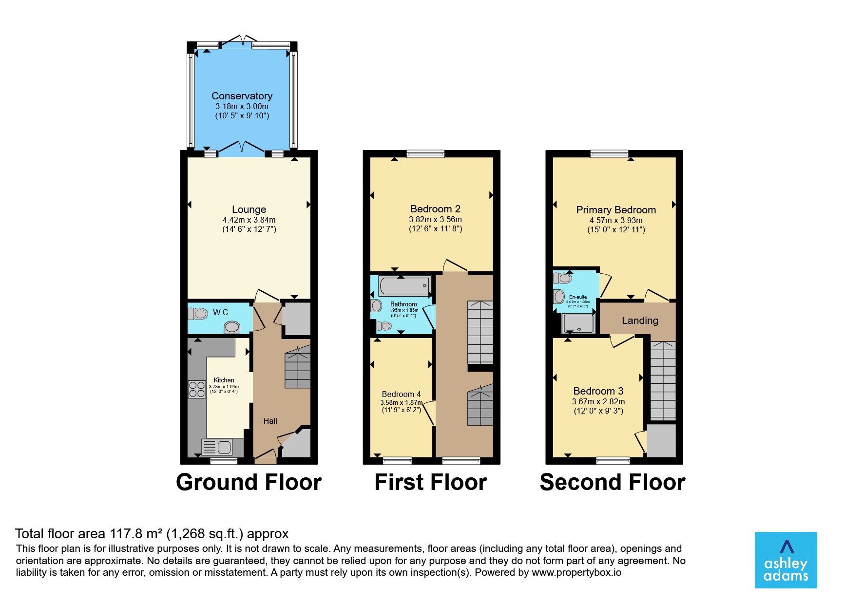 84, Avon Way, Derby floorplan