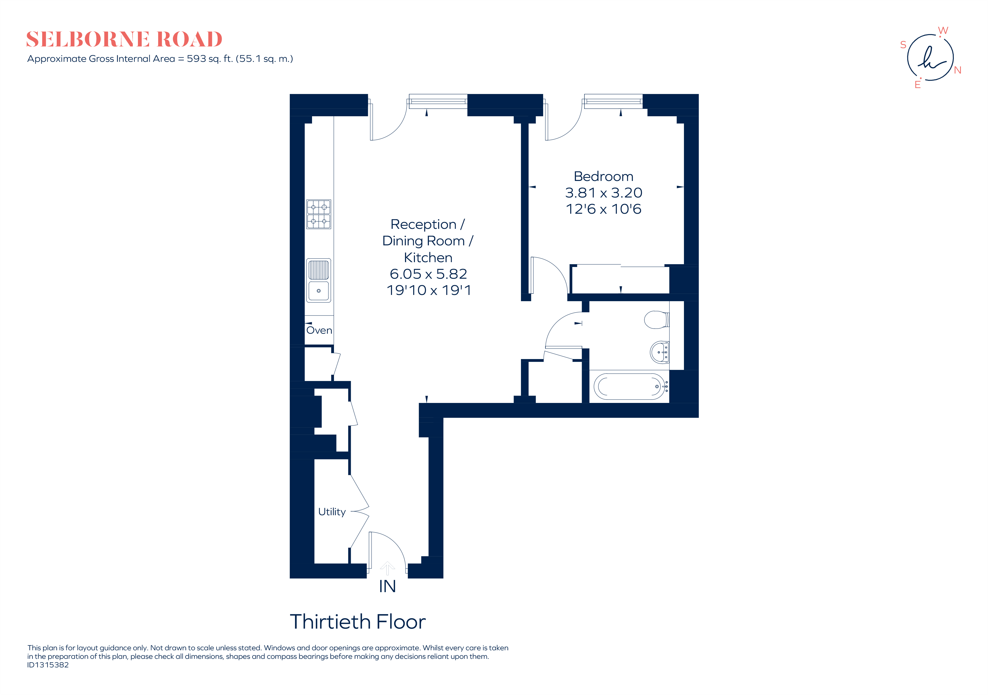 11 Selborne Road, London floorplan