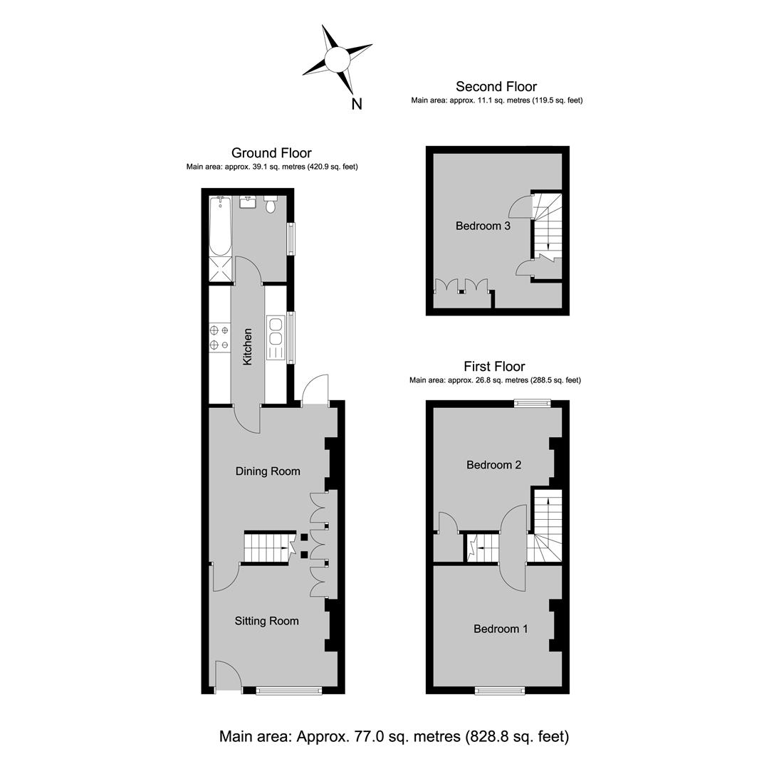 12, Woodlawn Street, Whitstable floorplan