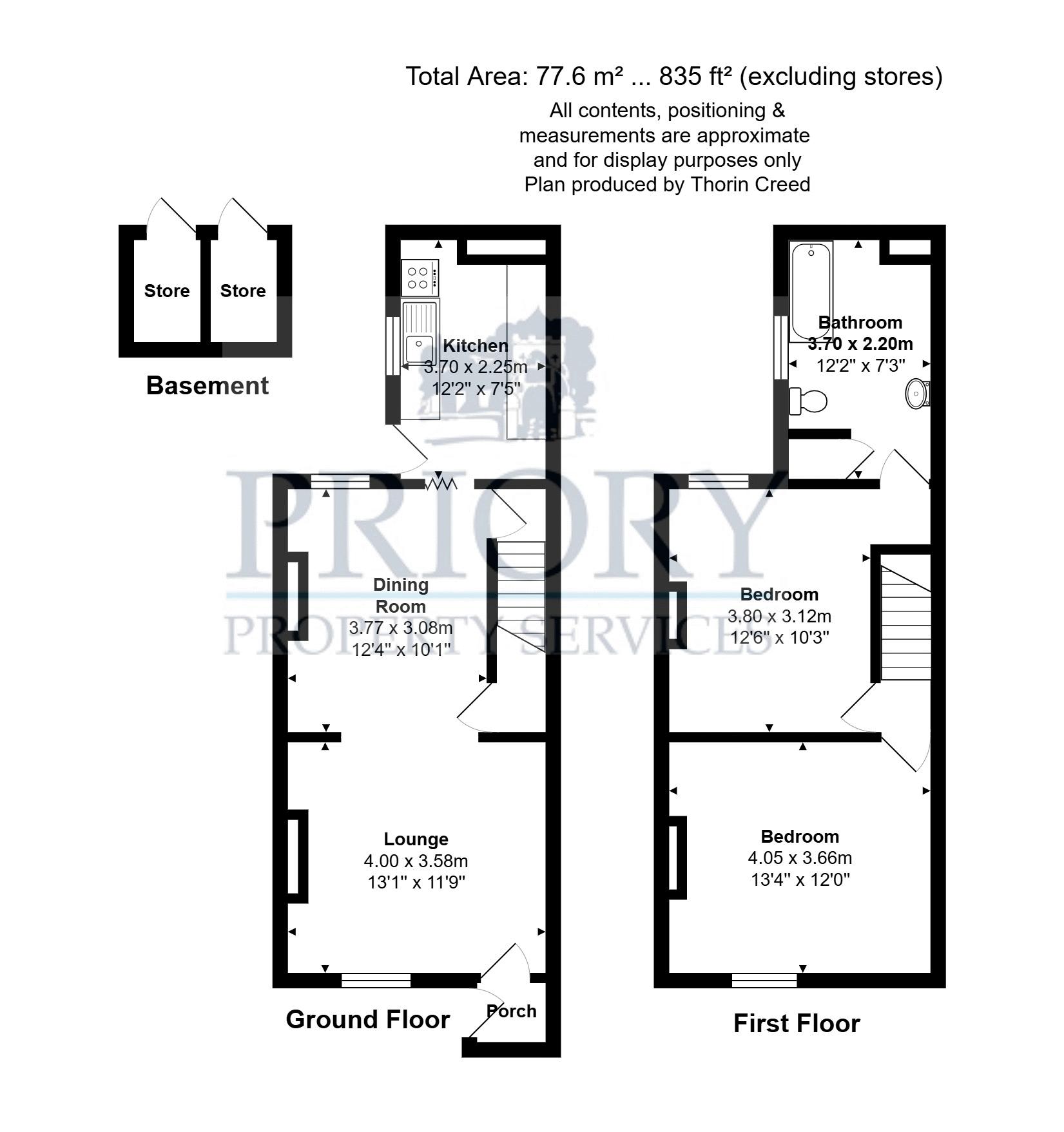 98, John Street, Biddulph floorplan
