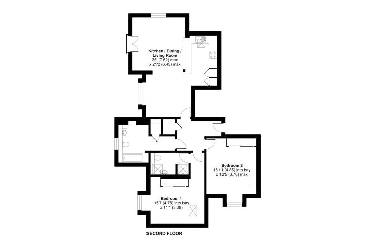 2 Bedrooms Flat for sale in Middle Gordon Road, Camberley, Surrey GU15