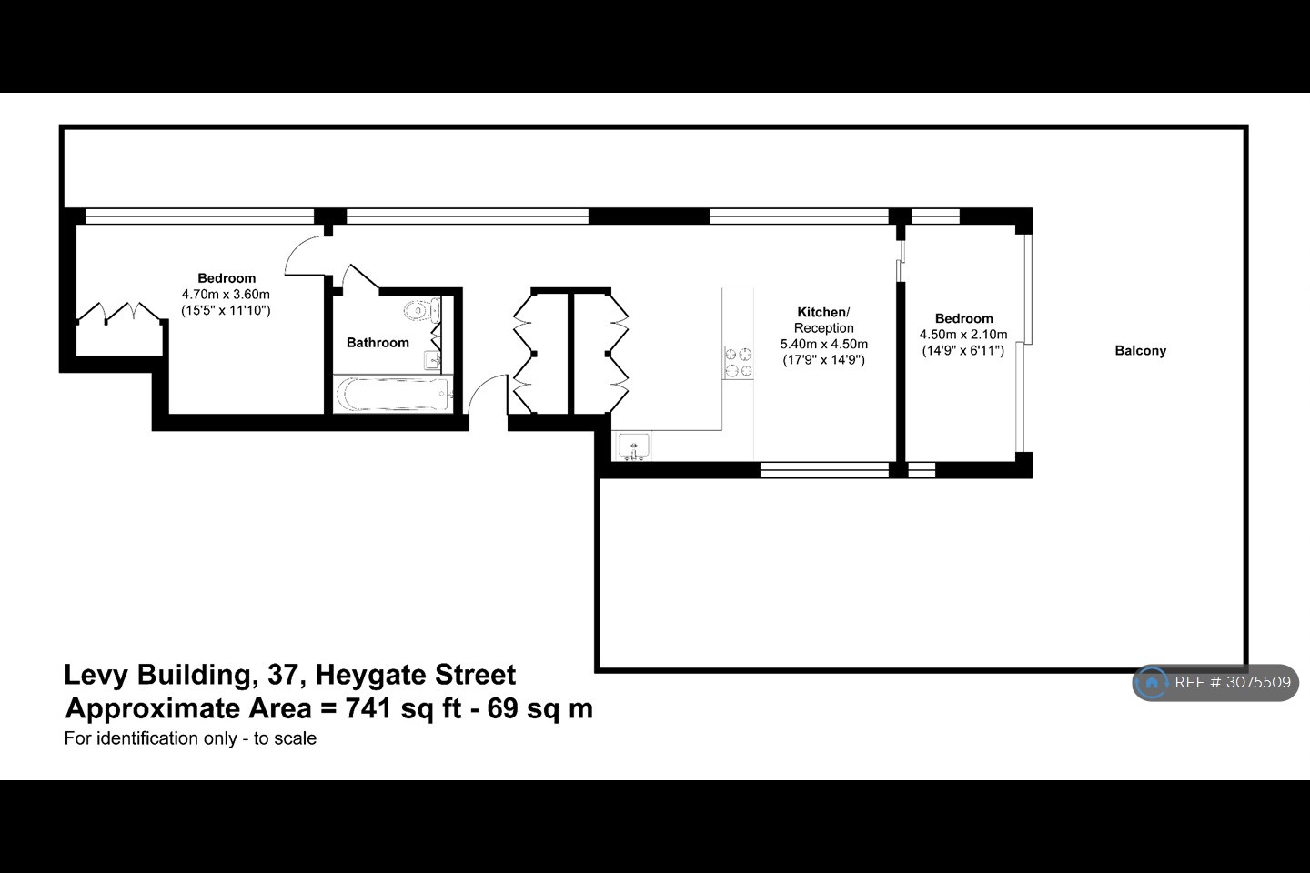Levy Building Heygate St, London floorplan