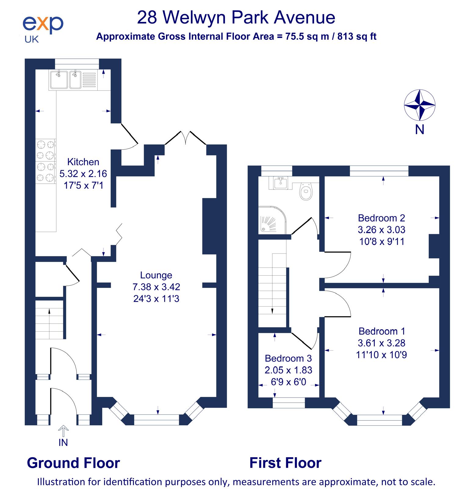 28, Welwyn Park Avenue, Hull floorplan