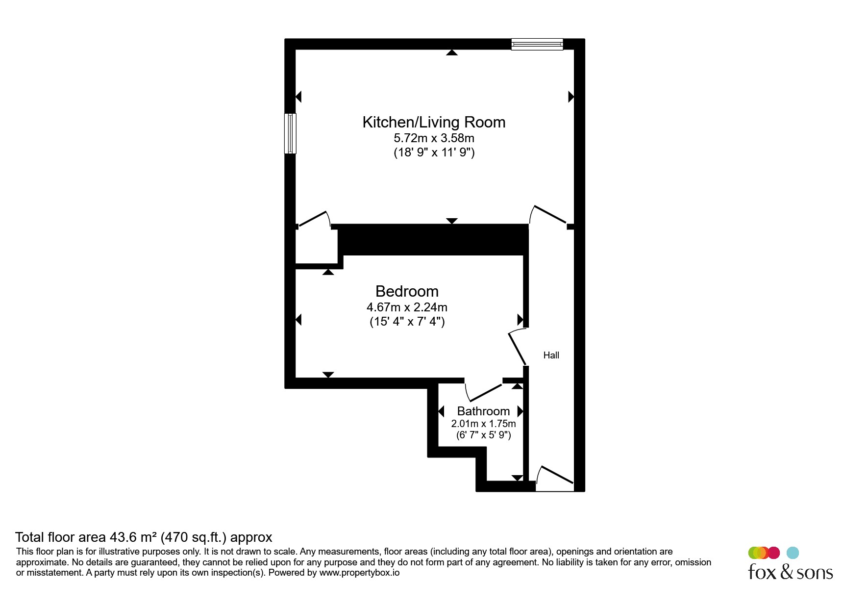Flat 3, Publisher House, 29, Bampton Street, Tiverton floorplan