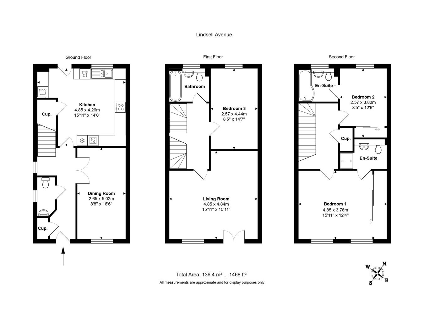 48, Lindsell Avenue, Letchworth Garden City floorplan