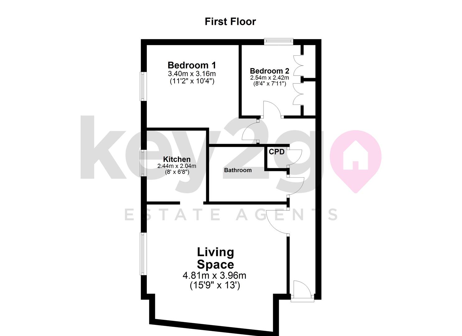39, Kyle Close, Sheffield floorplan