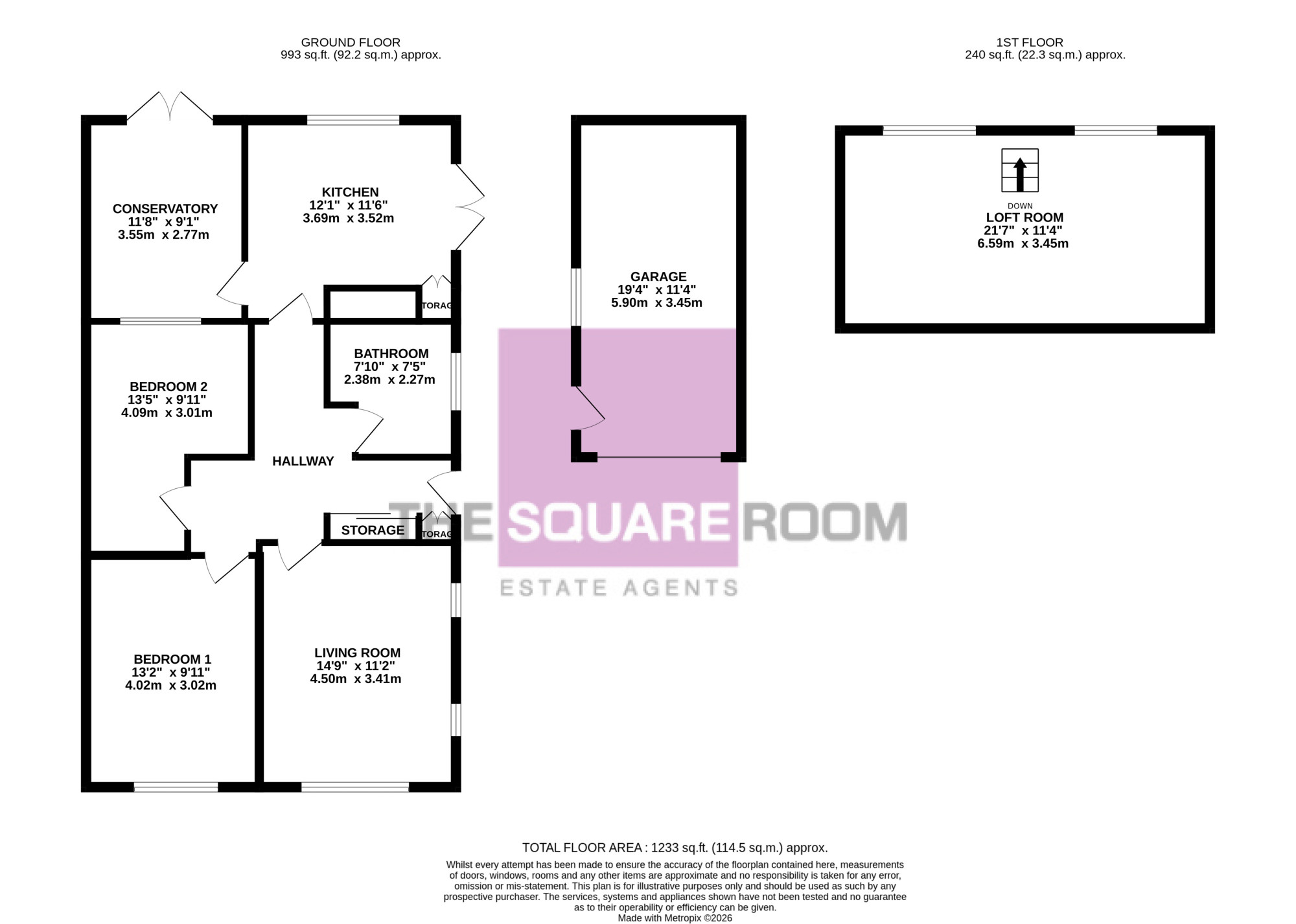 Tyne Close, Cleveleys floorplan