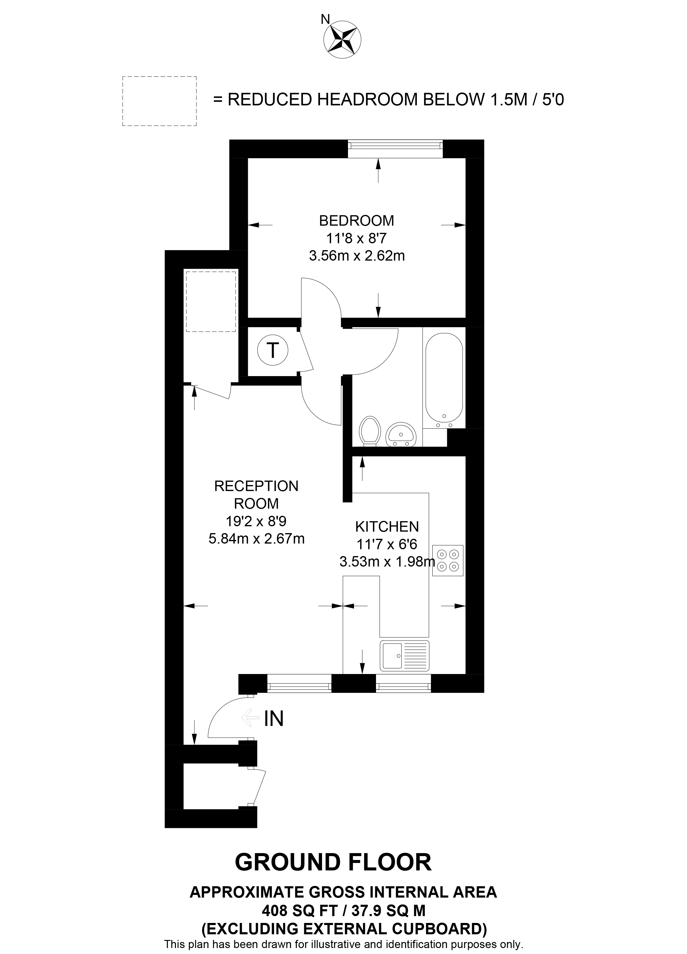 12, Rossington Place, Reading floorplan