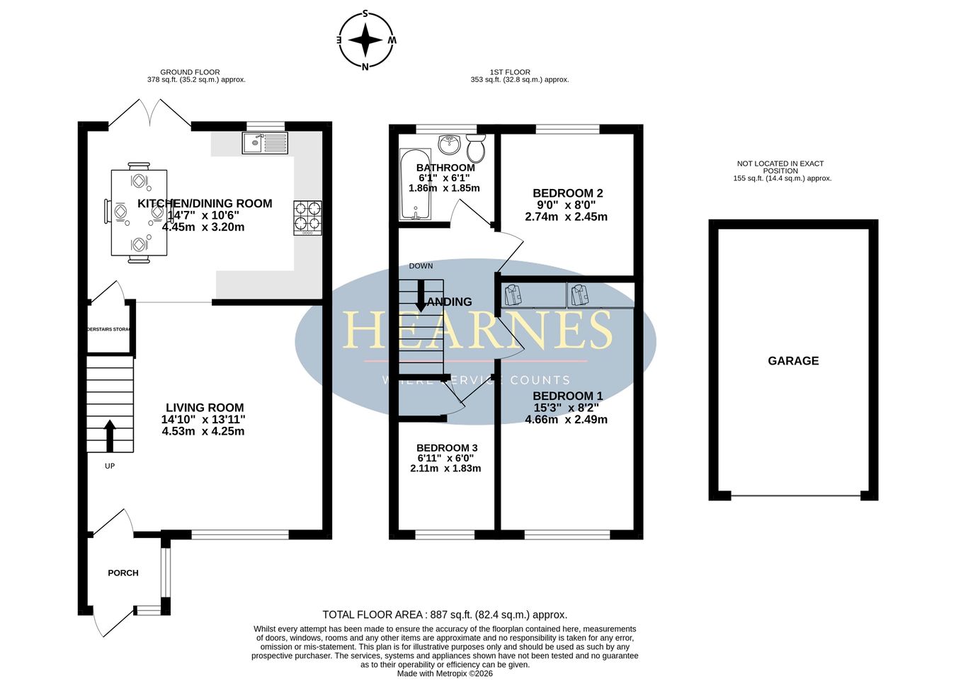 Leeson Drive, Ferndown floorplan