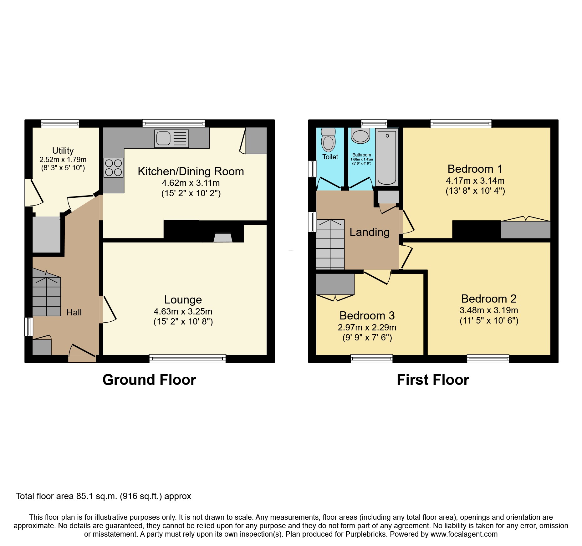 9, Weaver Road, Leicester floorplan