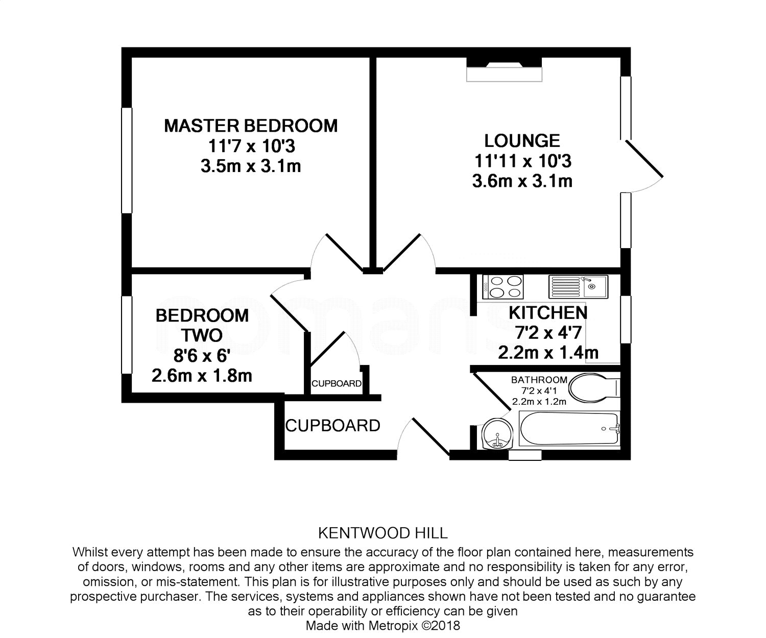 2 Bedrooms Maisonette for sale in Kentwood Hill, Tilehurst, Reading RG31