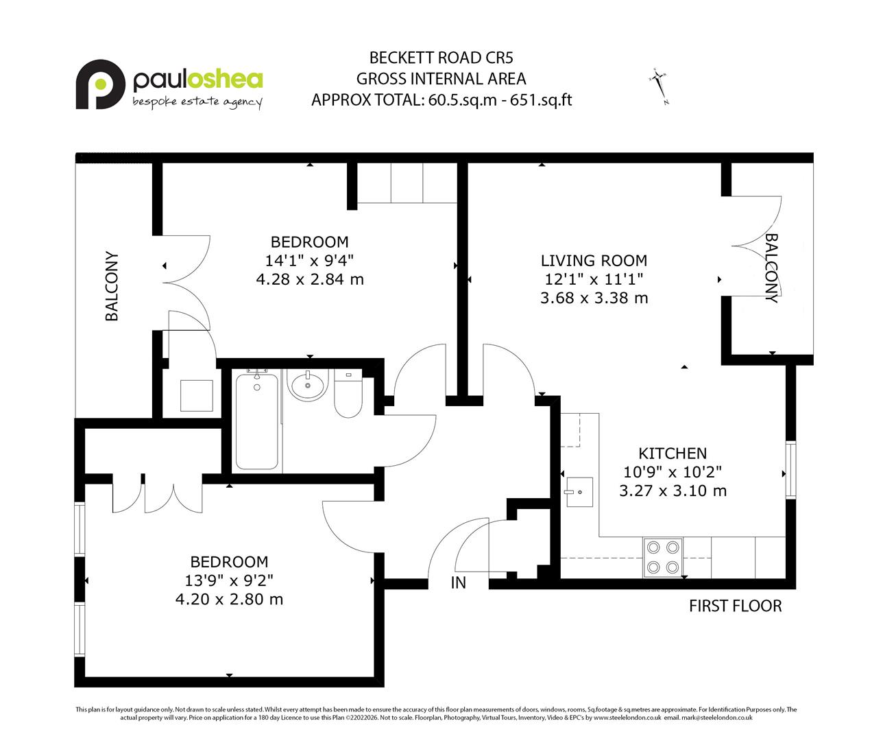 31, Beckett Road, Coulsdon floorplan