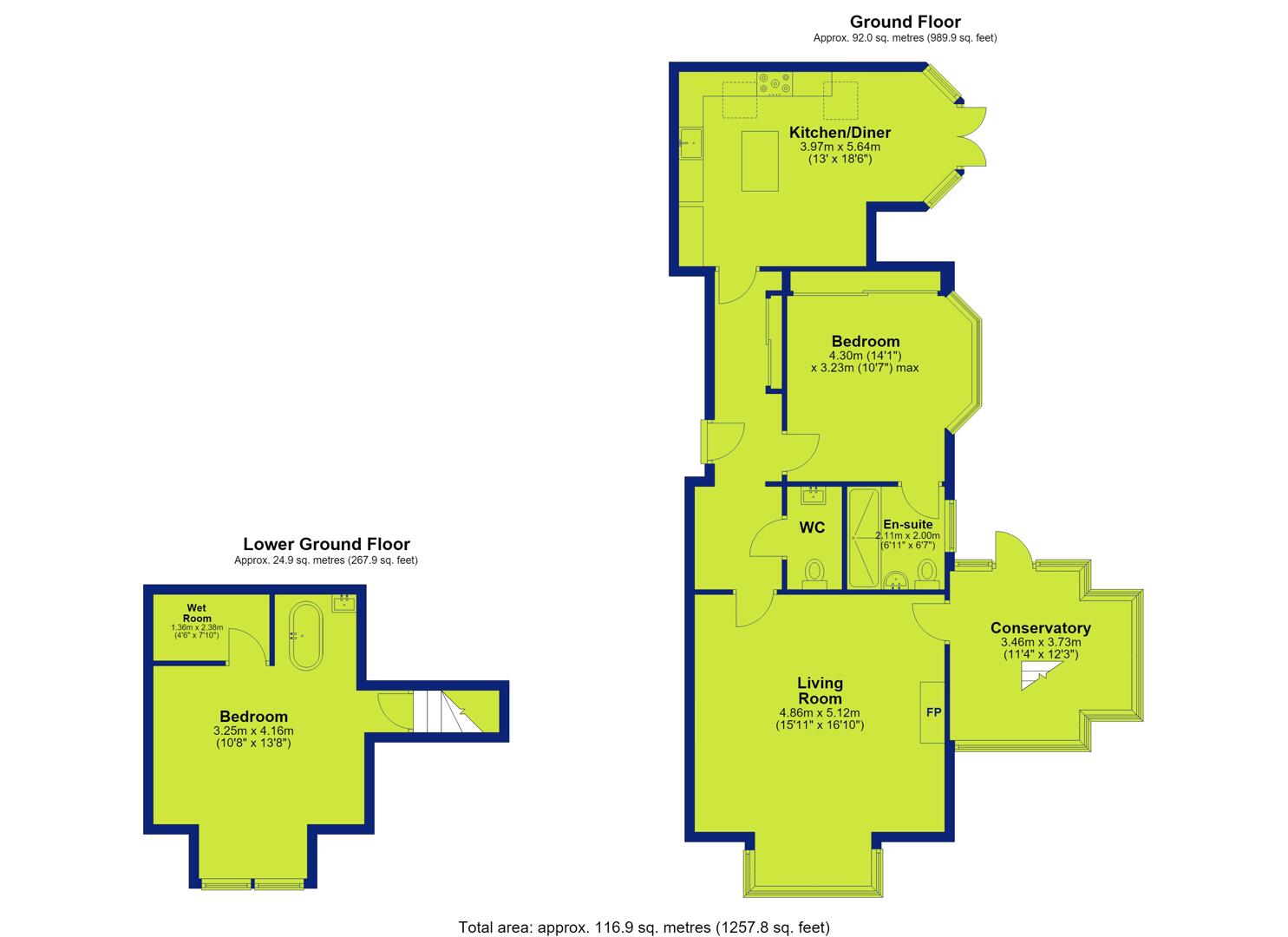 2 Cyprus Lodge, Cyprus Road, Nottingham floorplan