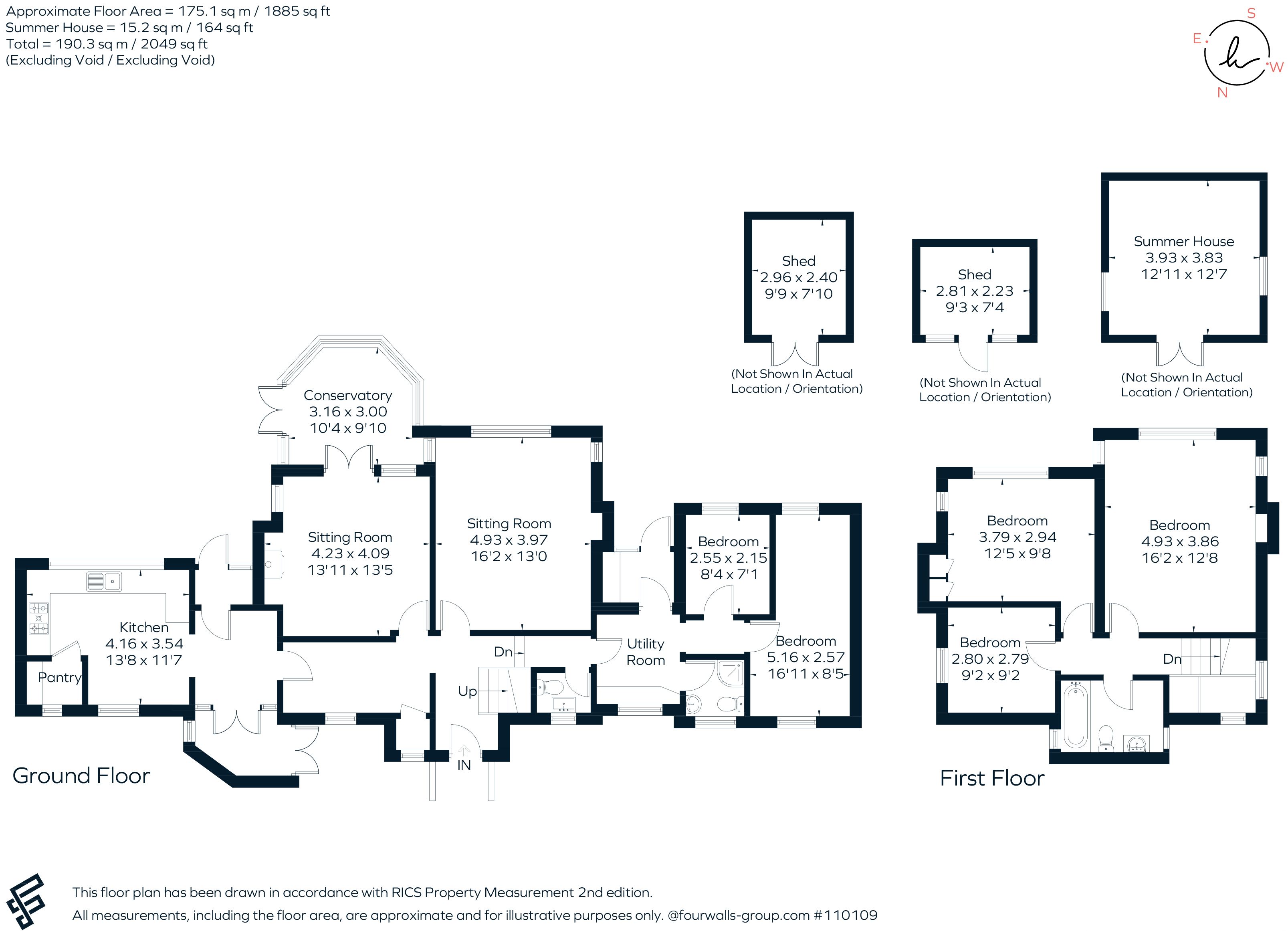 Westerslow, Stodham Lane, Liss floorplan