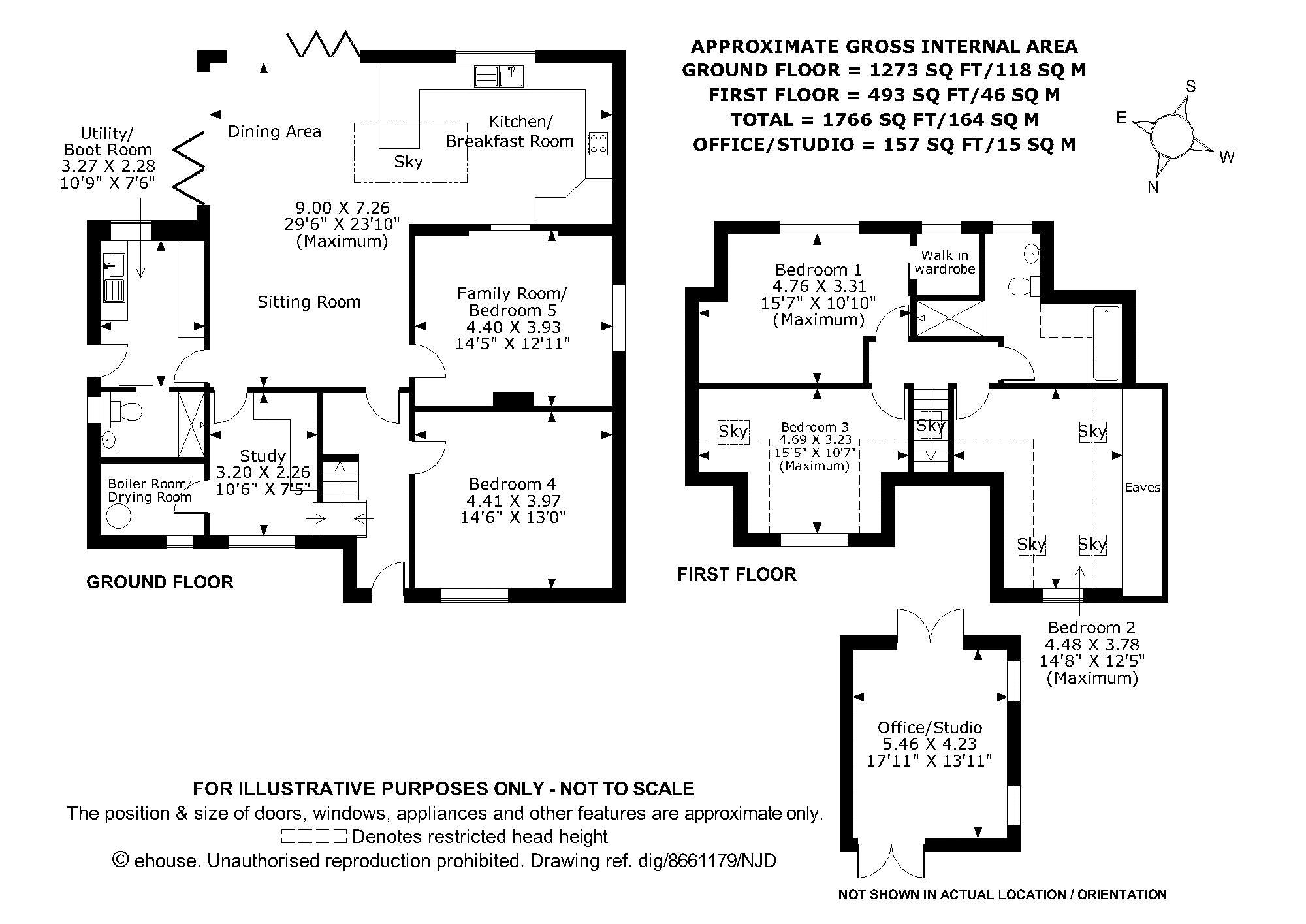 Wyndene, Crest Hill, Peaslake floorplan