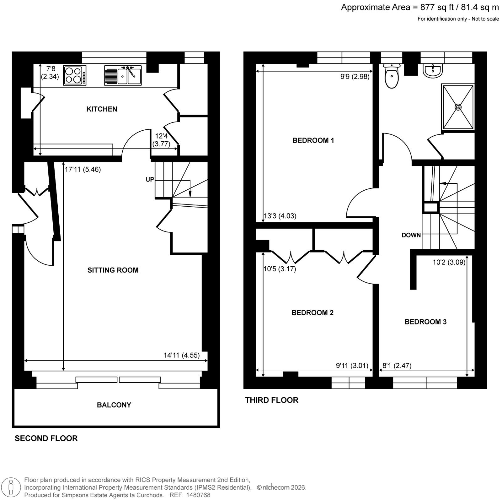 7, Broom Close, Teddington floorplan