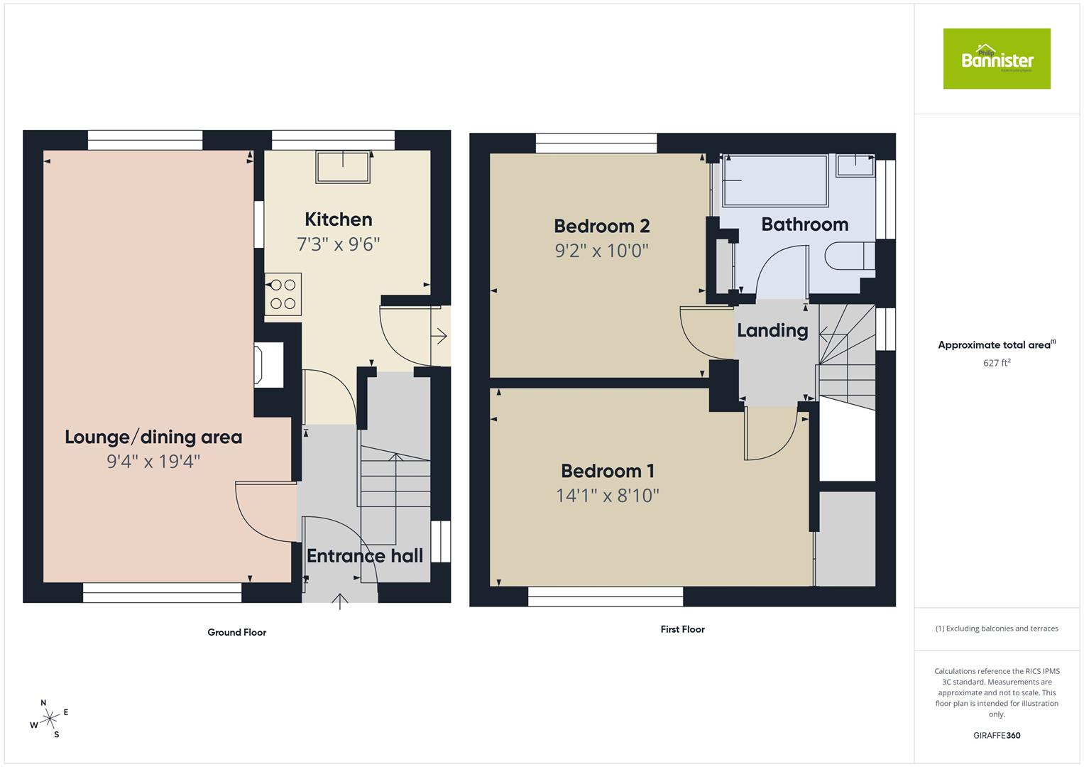 Kirkham Close, Hessle floorplan