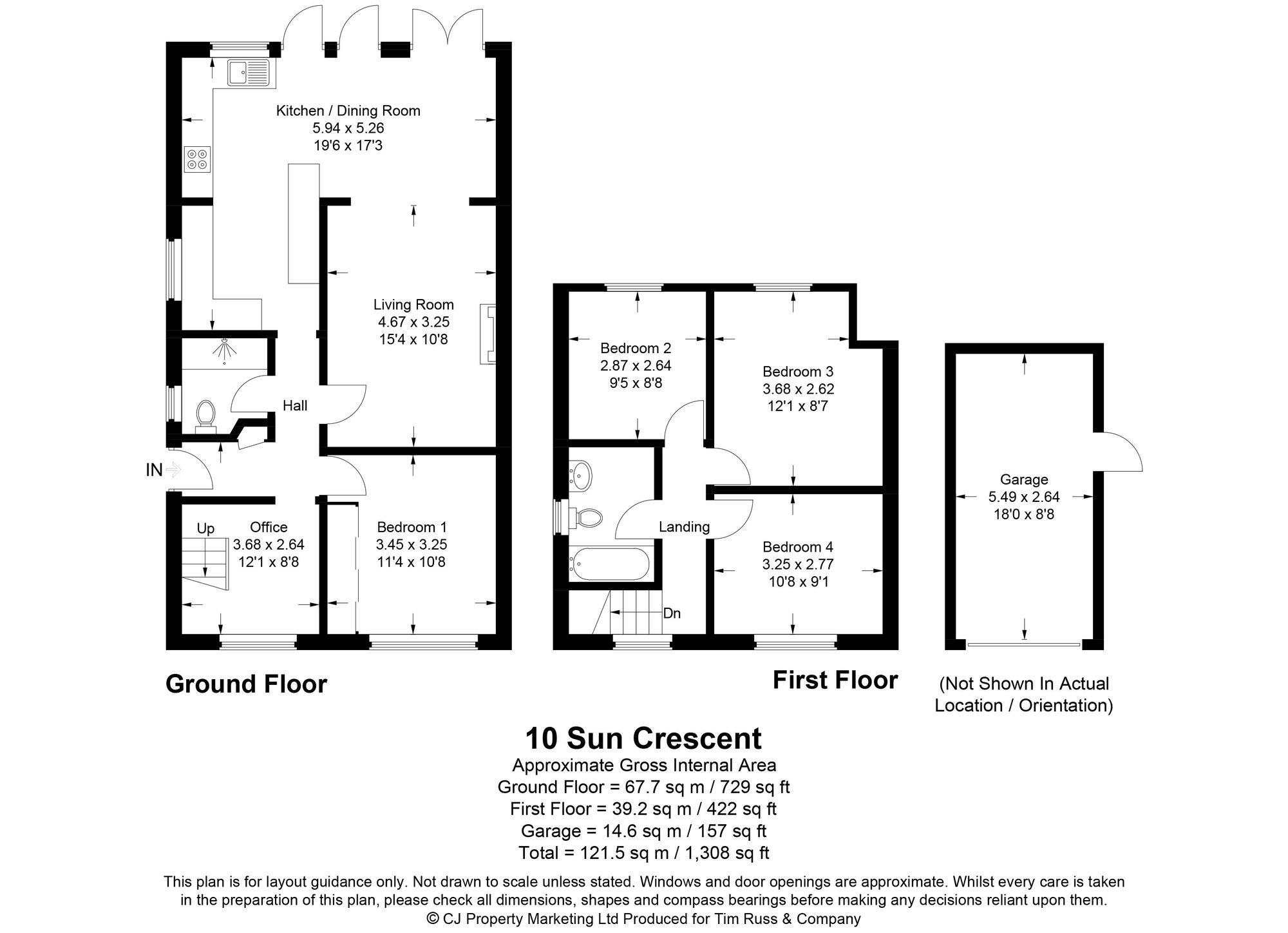 10 Sun Crescent, Aylesbury floorplan
