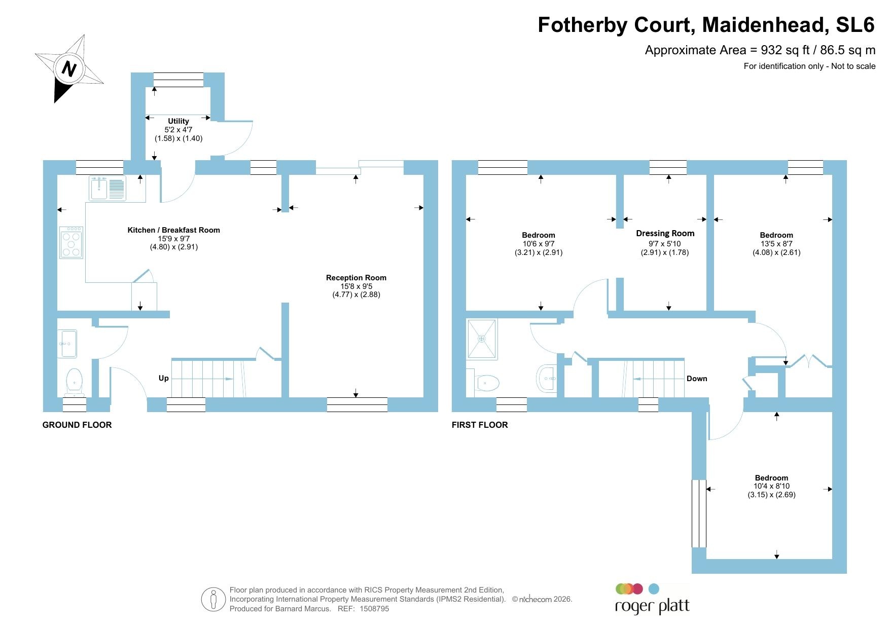 87, Fotherby Court, Maidenhead floorplan