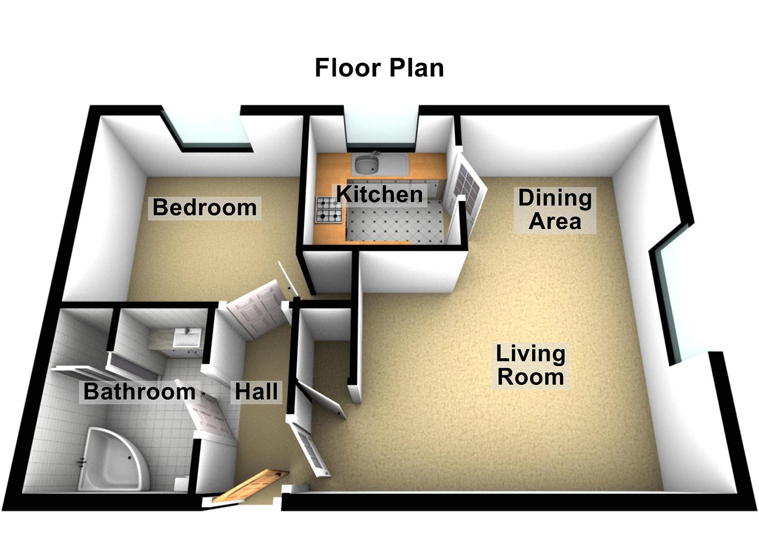 128, Deerleap, Bretton, Peterborough floorplan
