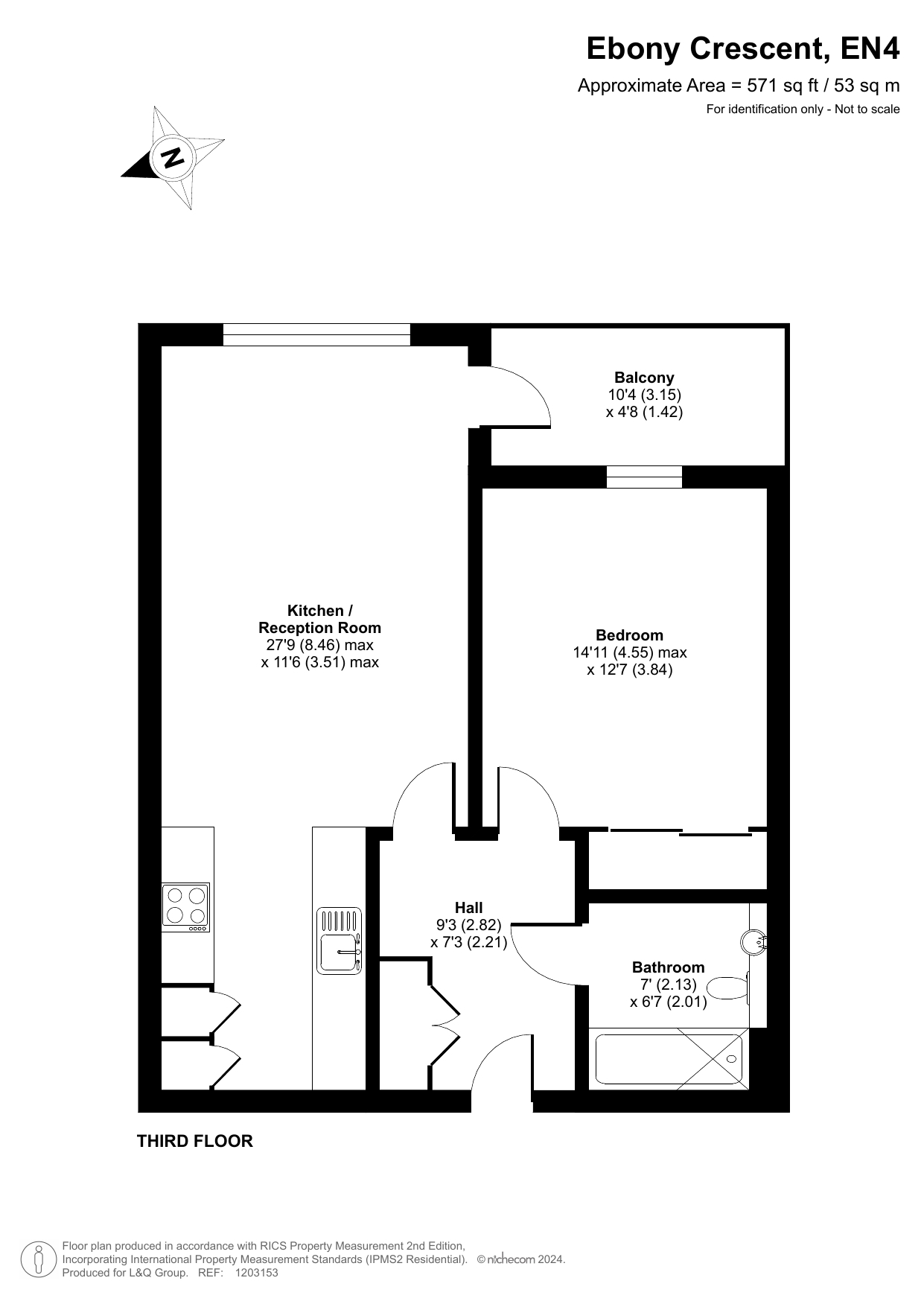 13 Ebony Crescent, Barnet floorplan