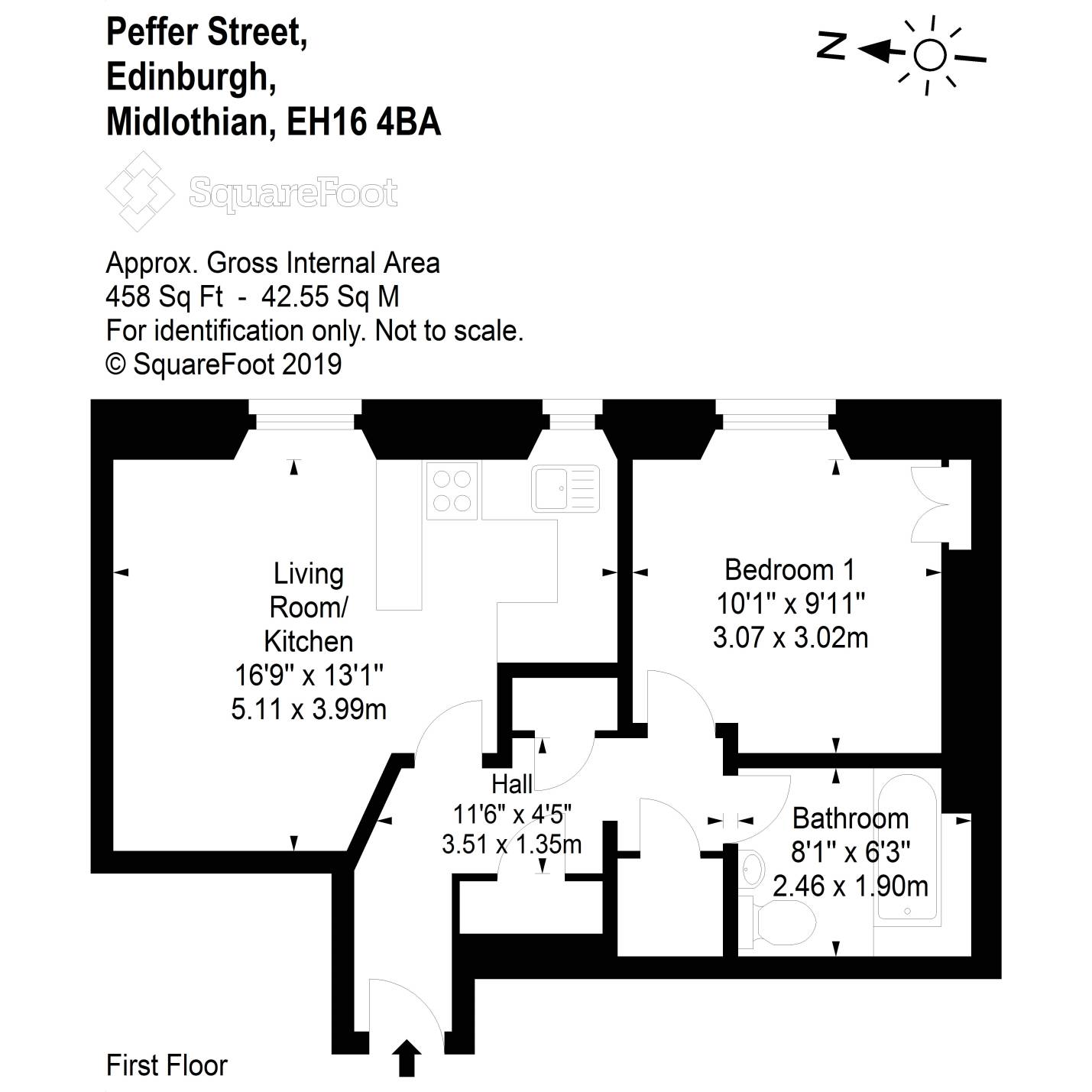1 Bedrooms Flat for sale in 9/7 Peffer Street, Peffermill EH16