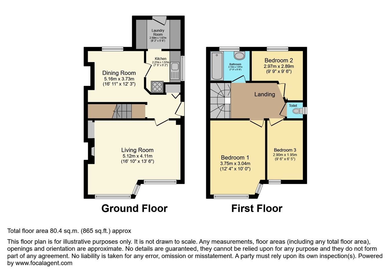 62, Everest Road, Birkenhead floorplan