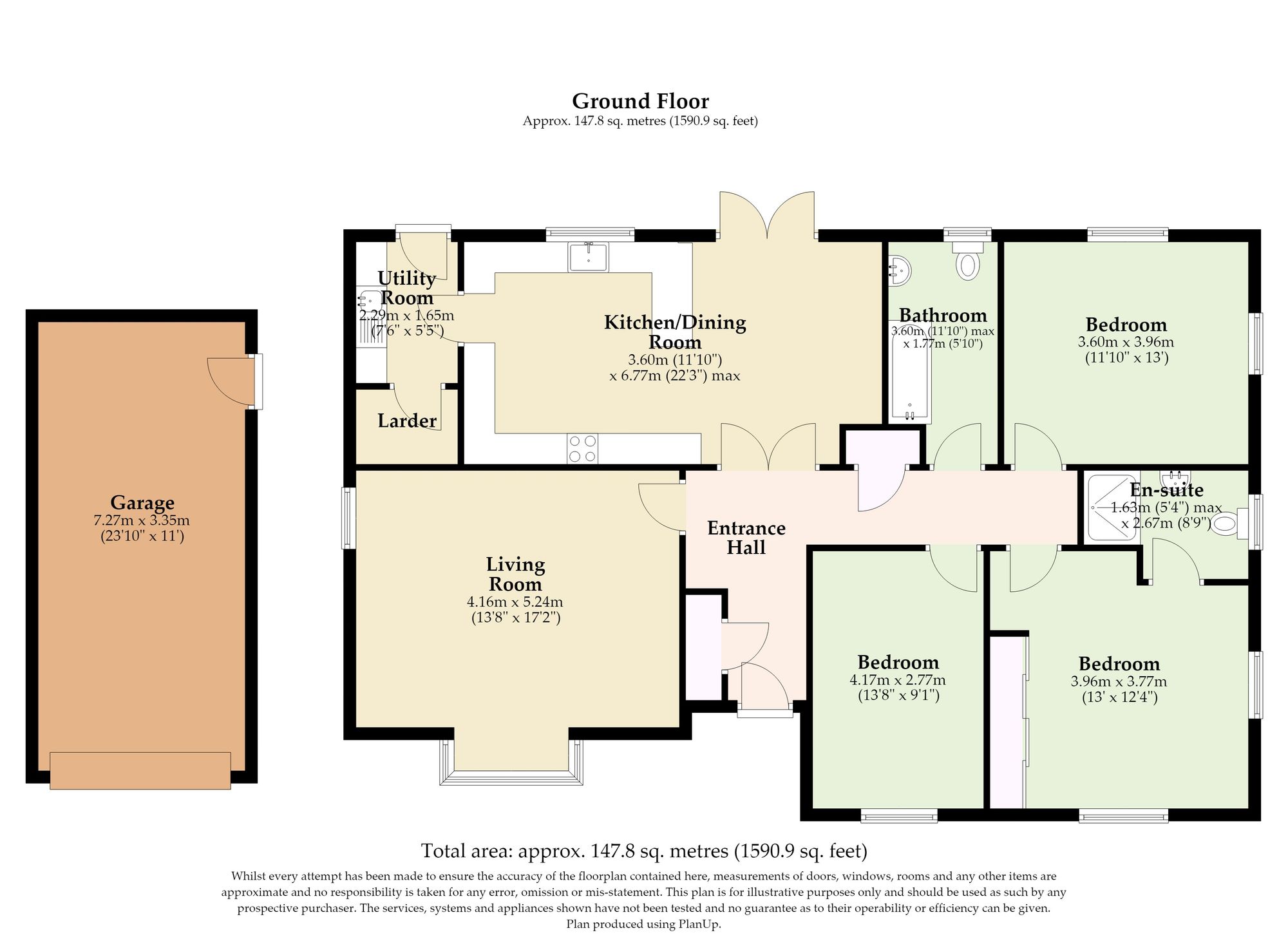 9 Nelson Gardens, Eye floorplan