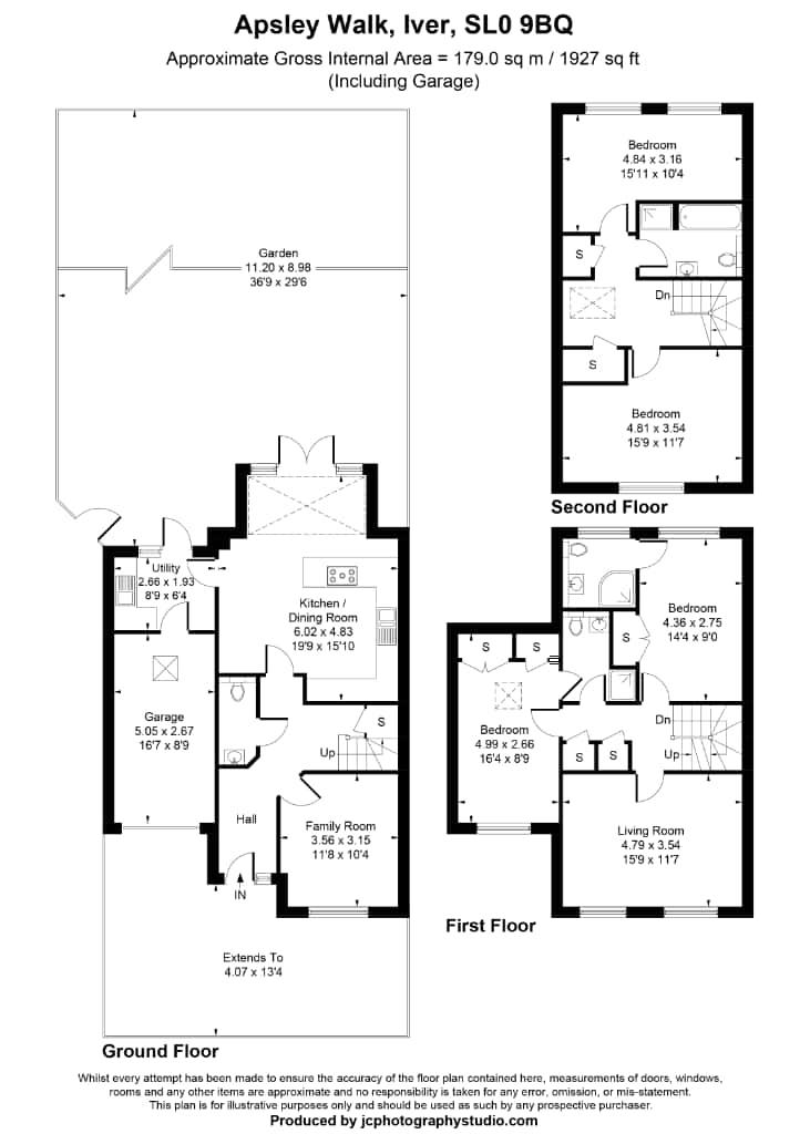9, Apsley Walk, Richings Park Iver floorplan