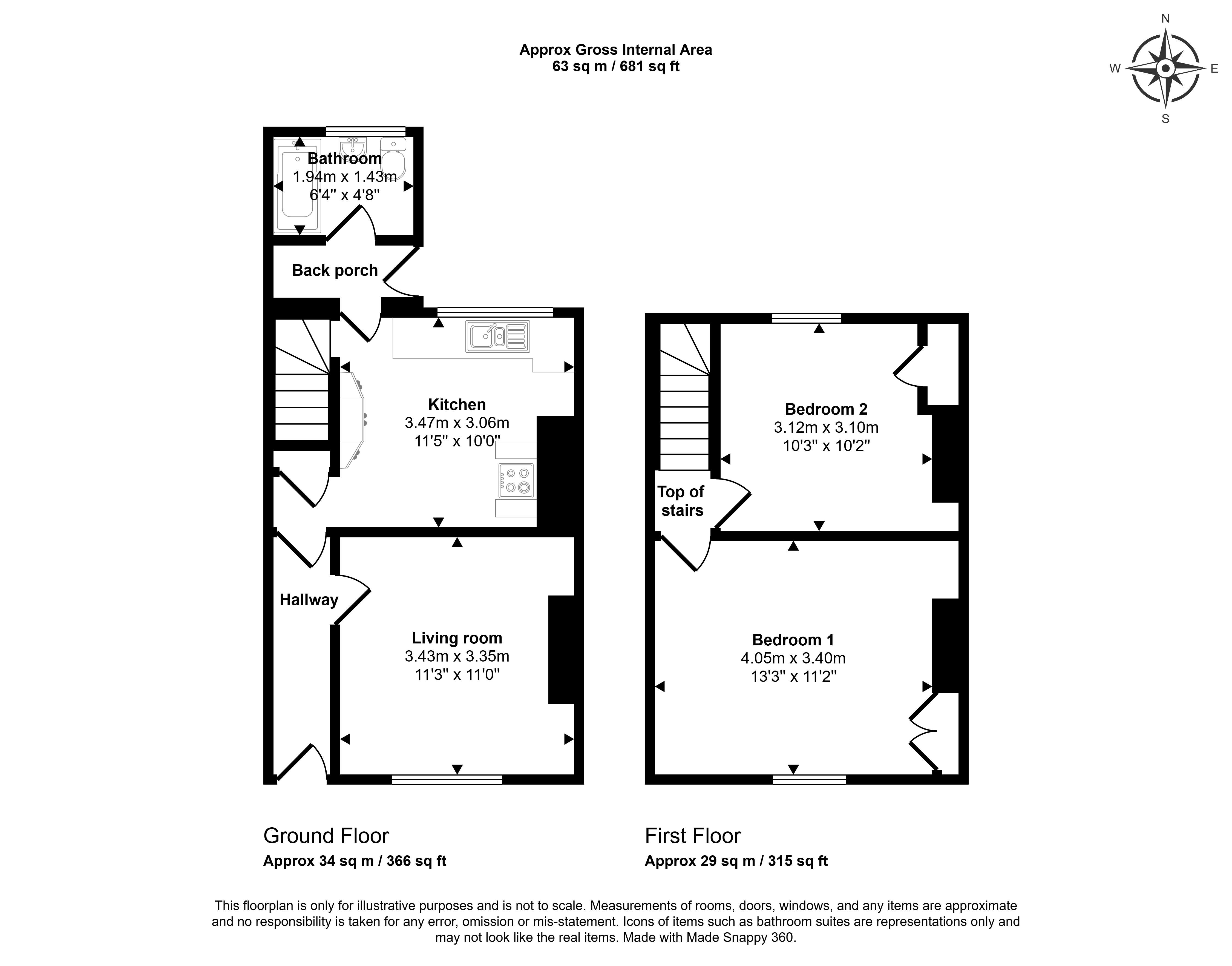 24, Pearson Street, Spennymoor floorplan