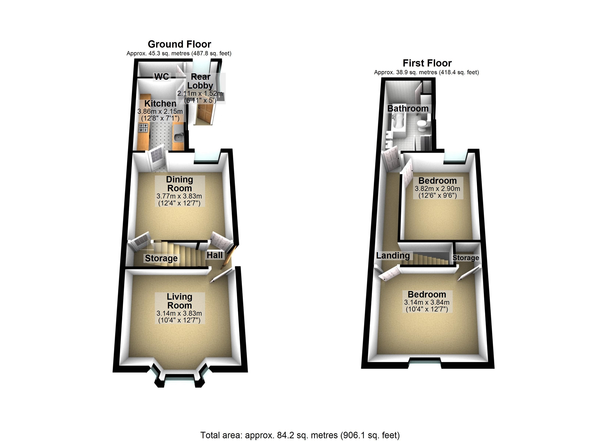 132, Carter Lane East, Alfreton floorplan