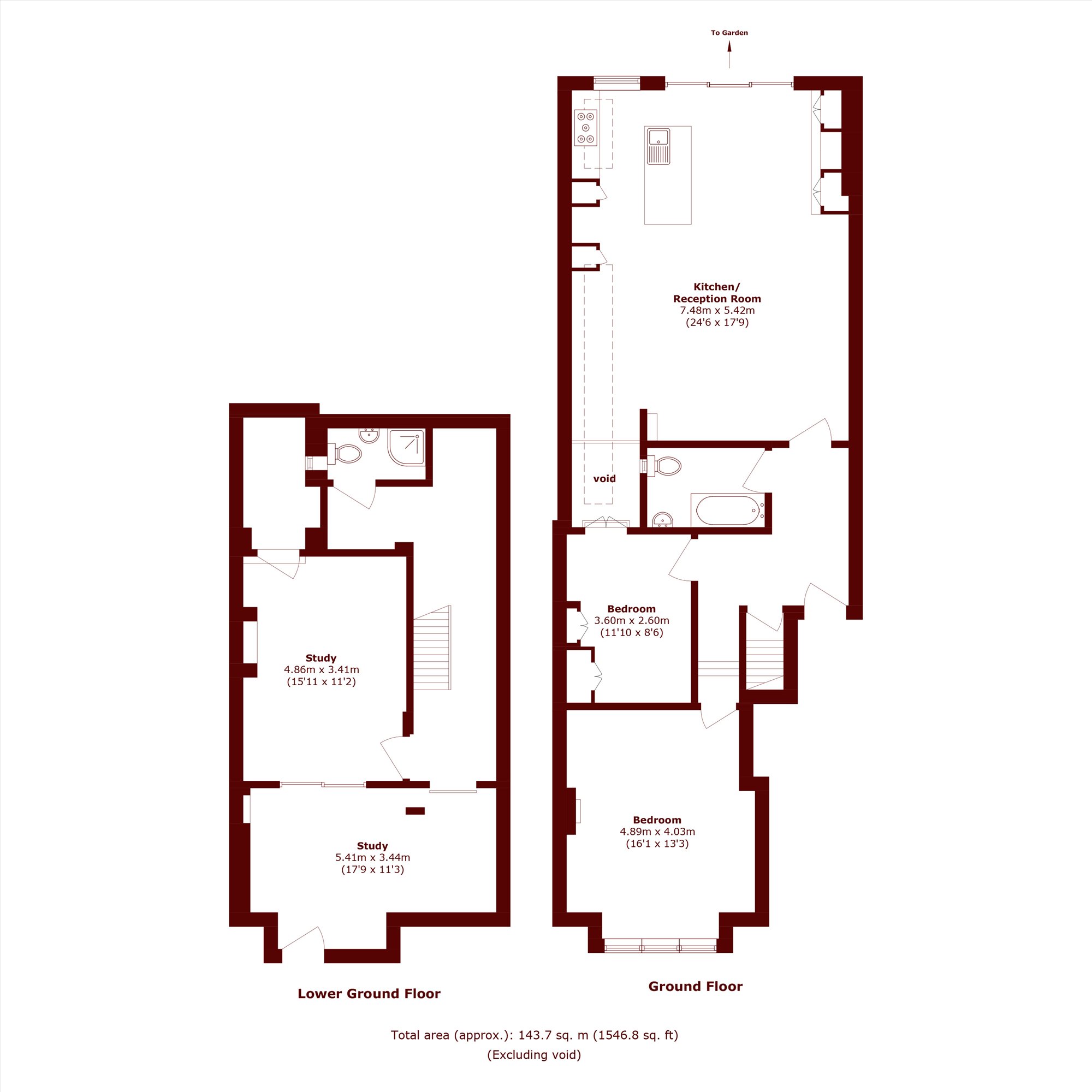 121a, Louisville Road, London floorplan