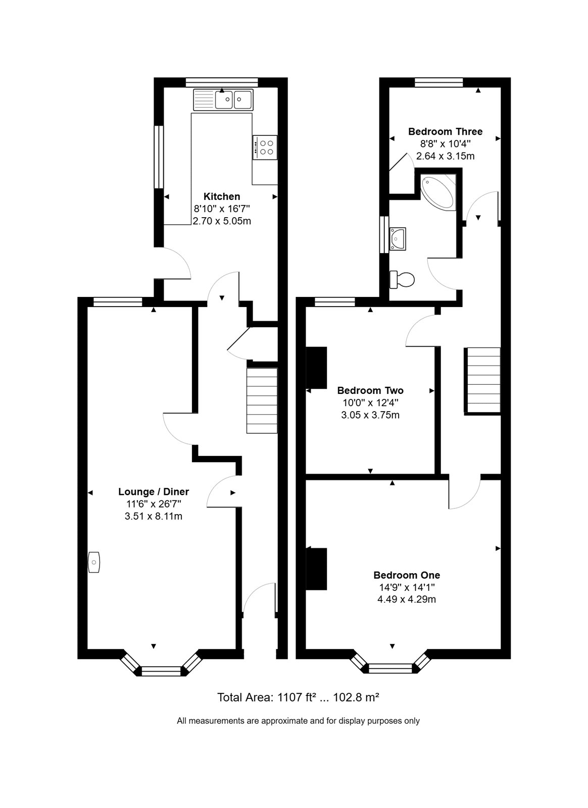 43, Clifton Street, Reading floorplan