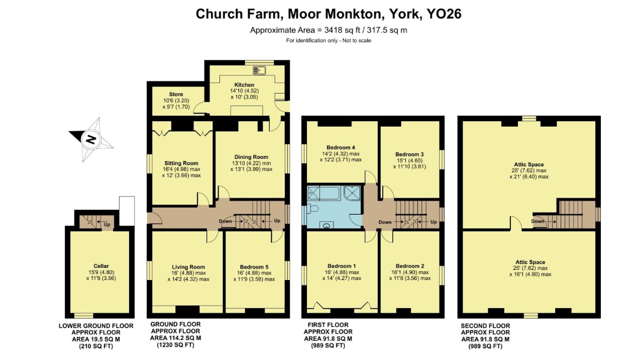 Church Farm, York floorplan