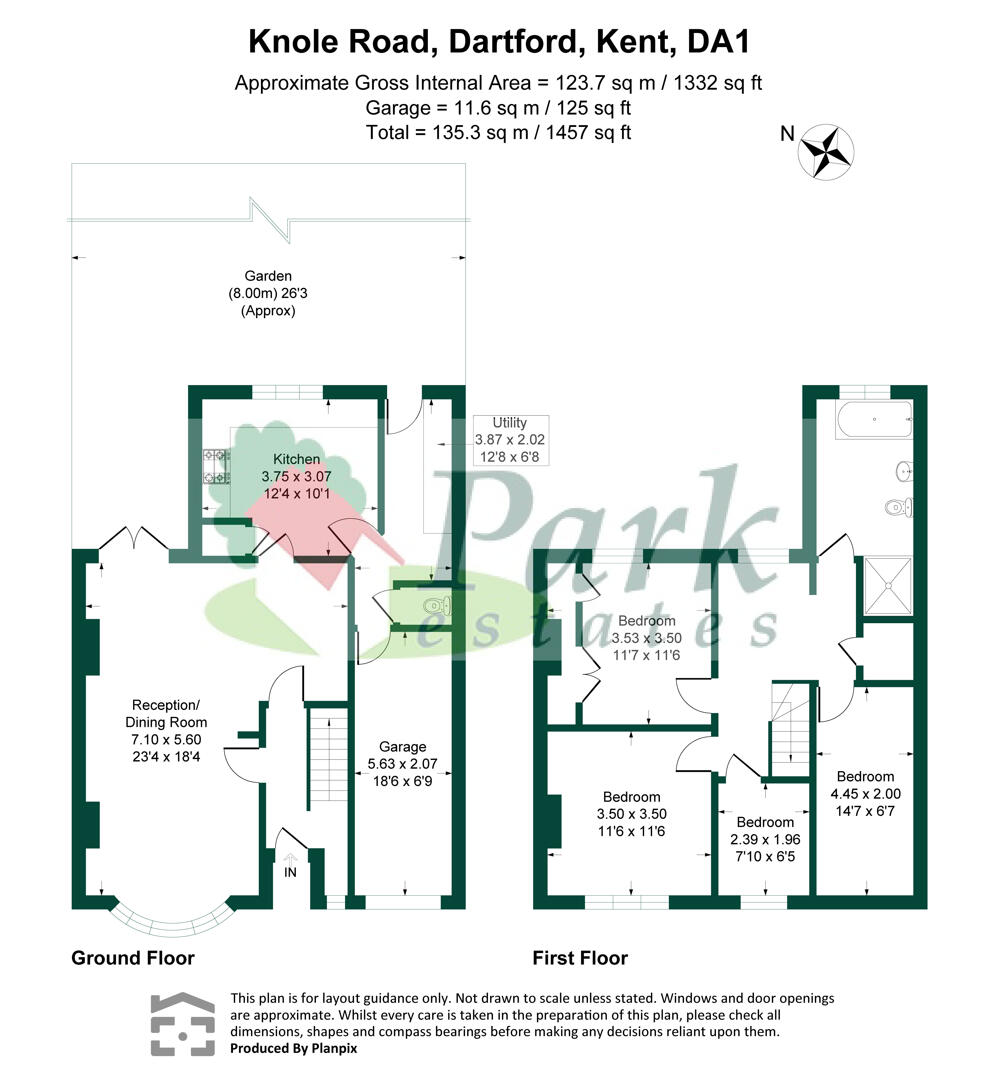 13, Knole Road, Dartford floorplan