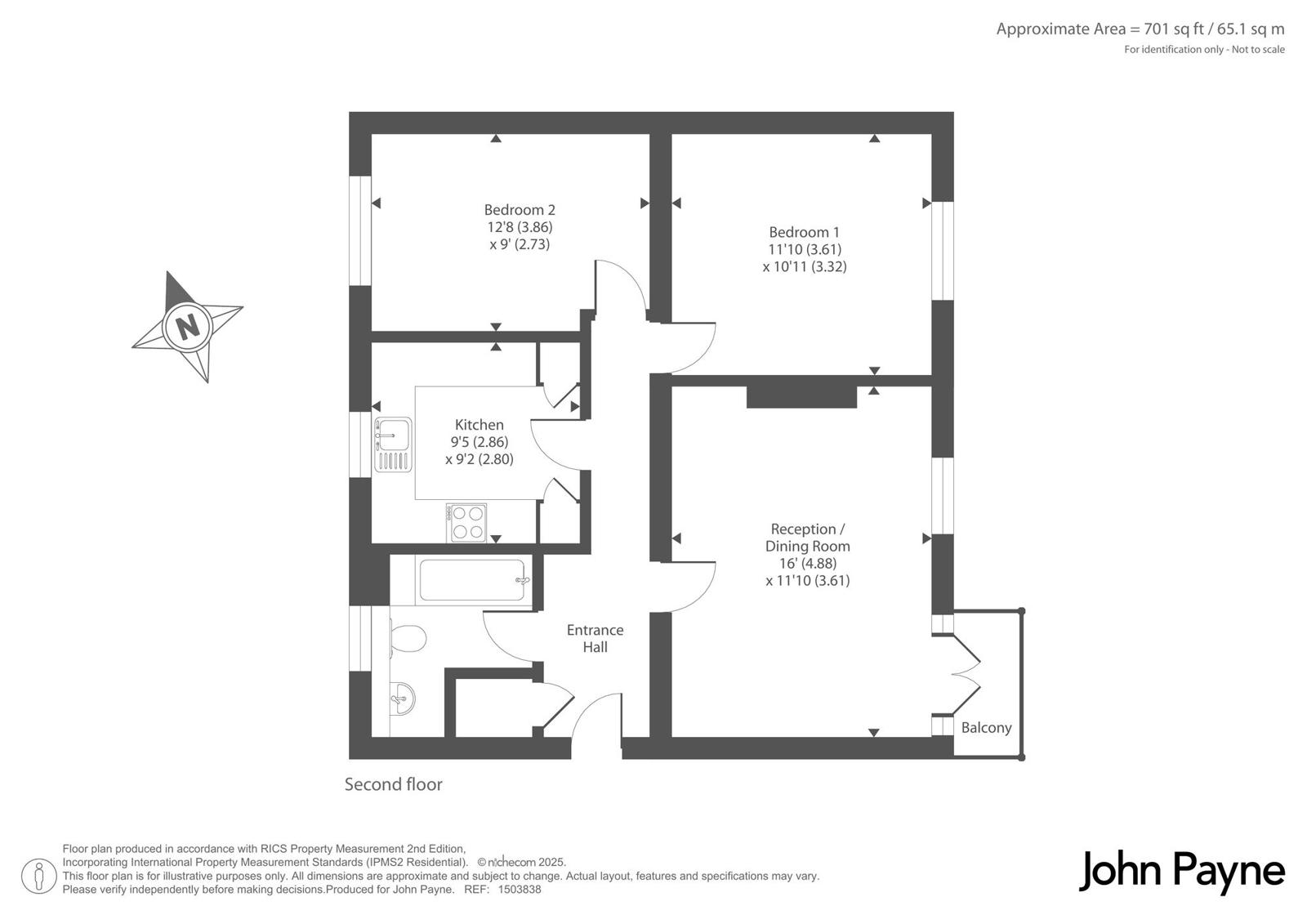 212, Ravens Way, Lee floorplan