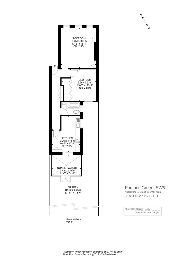 1 Bedrooms Flat to rent in Parsons Green, London SW6