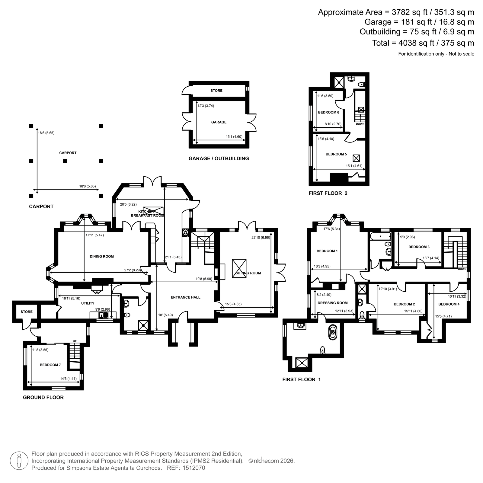 Broad Mead Copse,, Westwood Lane, Guildford floorplan