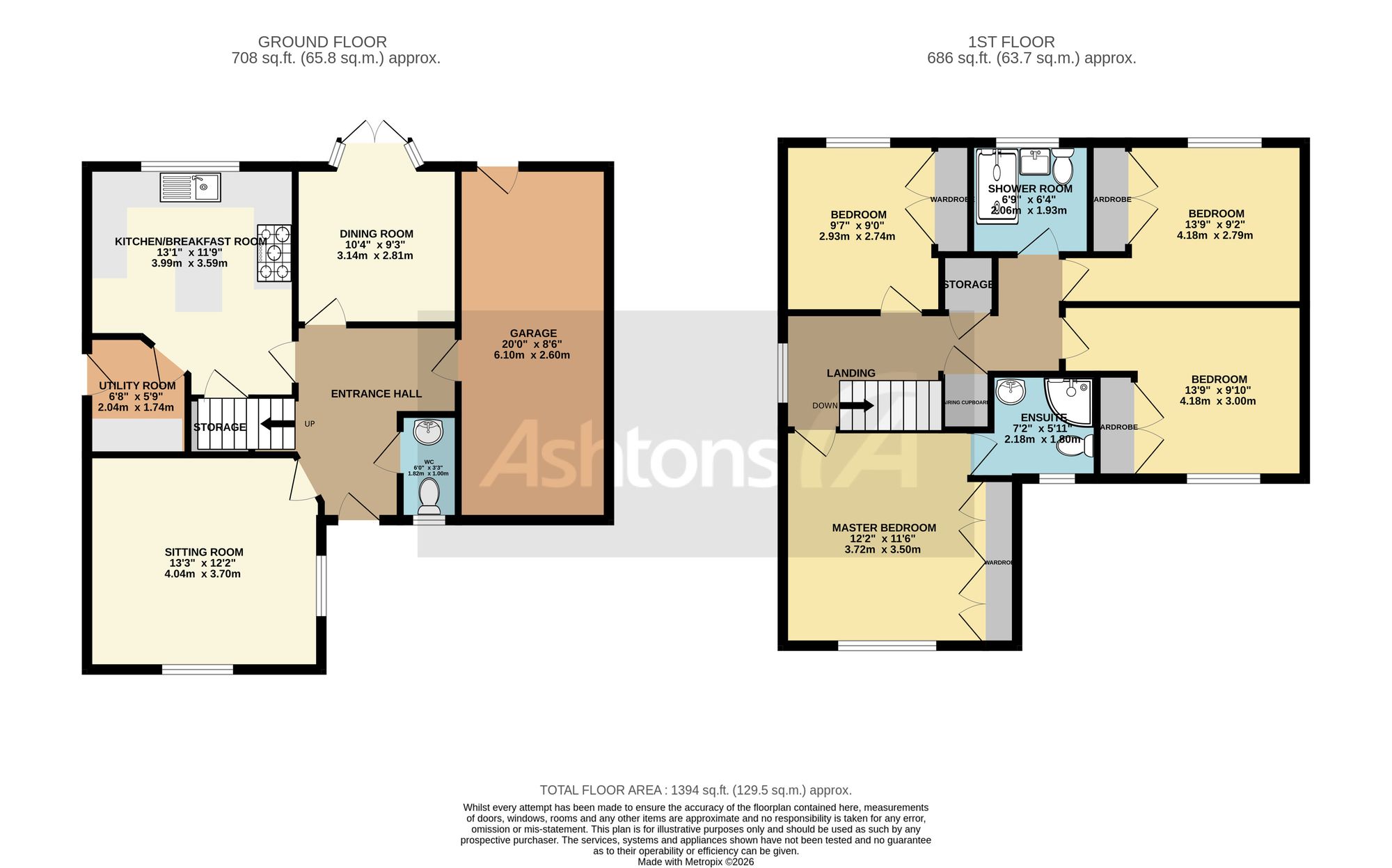 61 Templeton Drive, Warrington floorplan