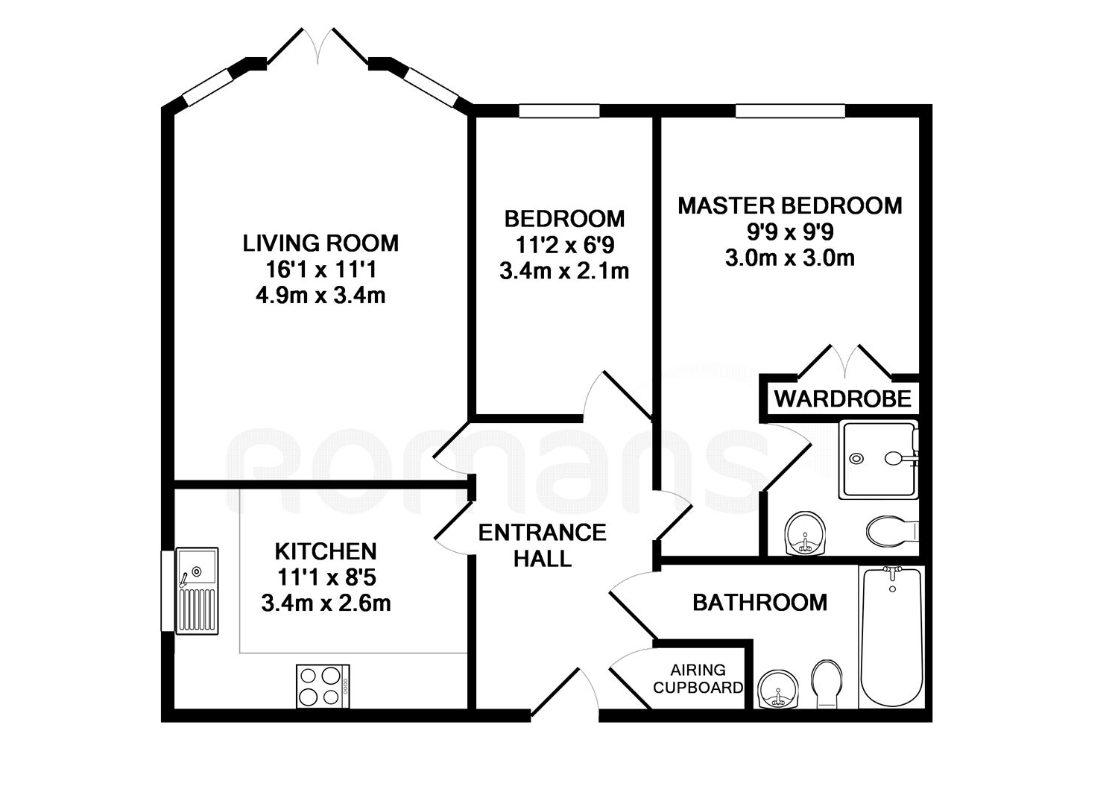 2 Bedrooms Flat for sale in Heron Court, Yorktown Road, Sandhurst GU47
