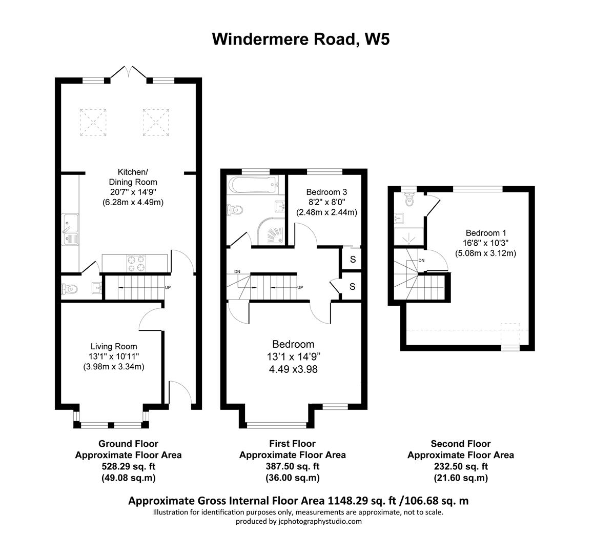 Windermere Road, London W5, 3 bedroom terraced house for sale