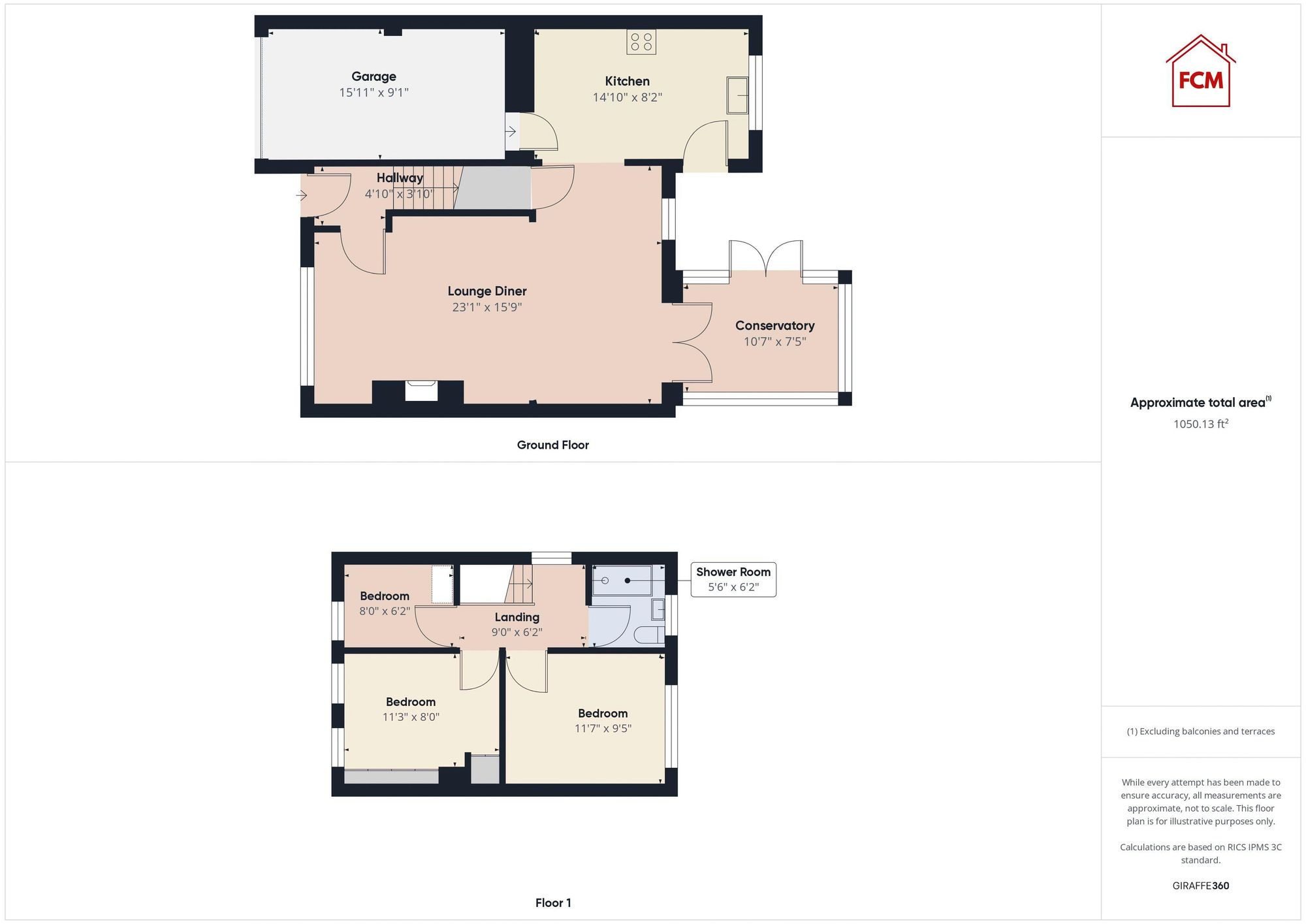 61 Brierydale Lane, Workington floorplan