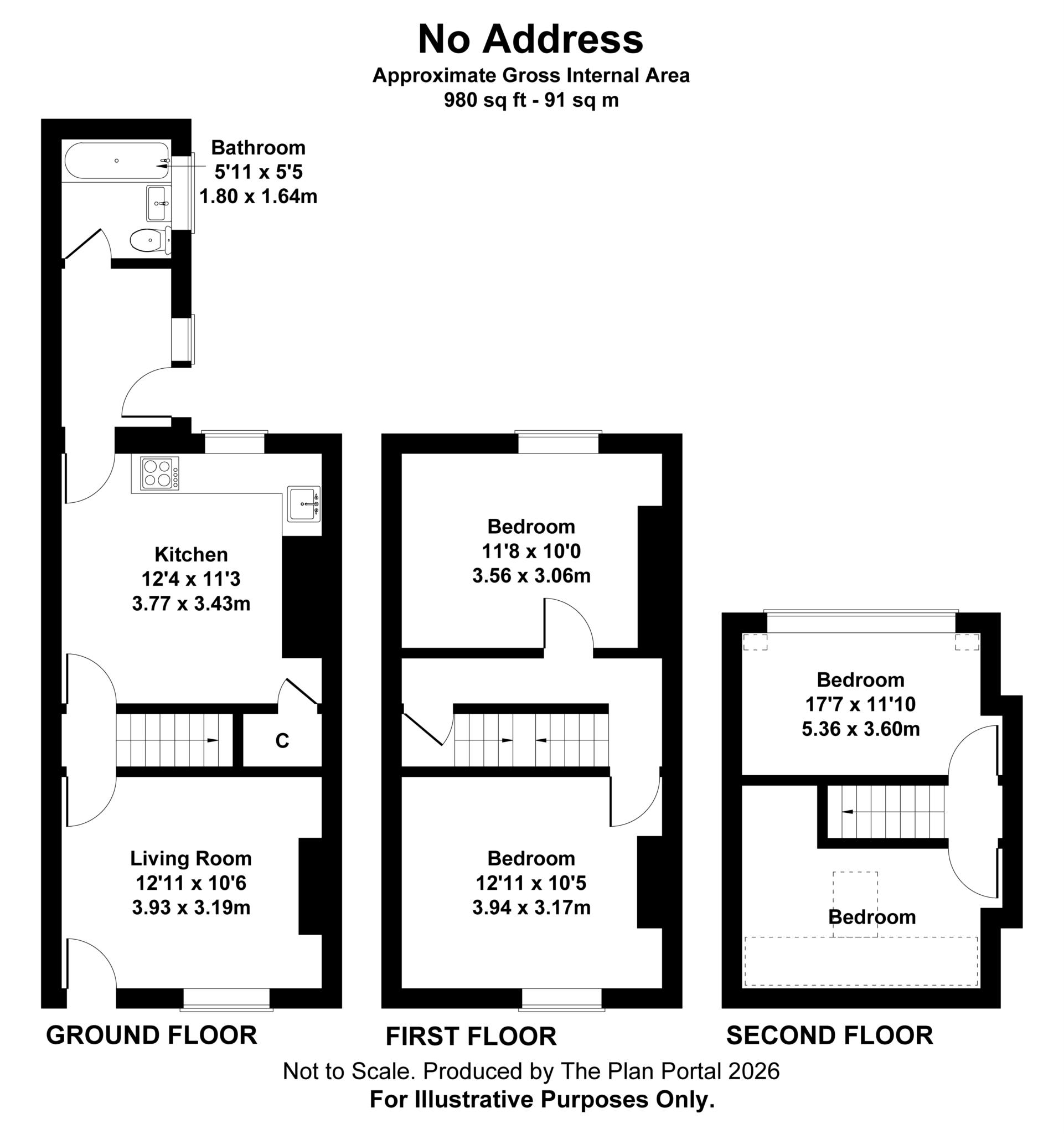 4, Carlton Terrace, Dewsbury floorplan