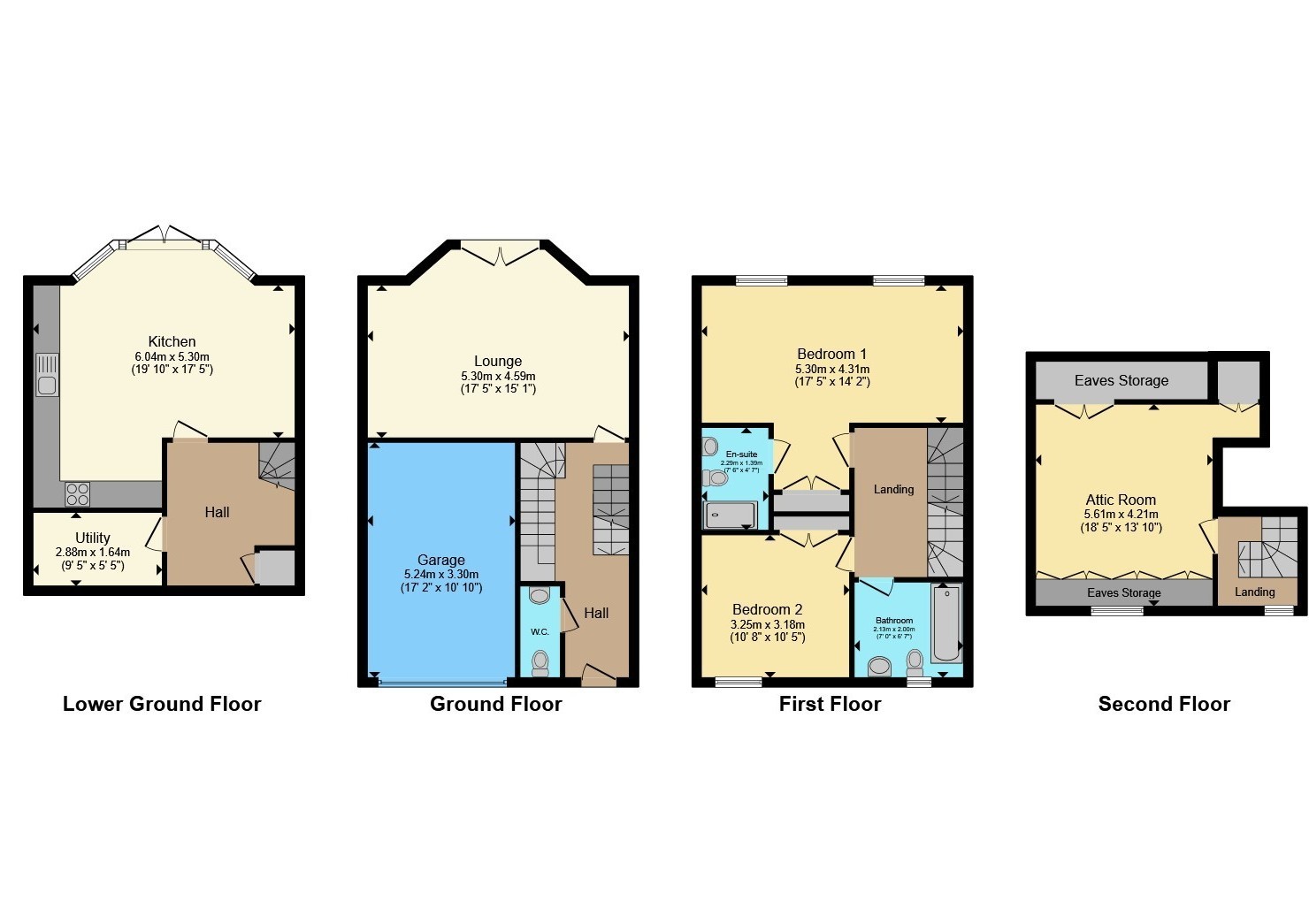 12, Talygarn Court, Pontyclun floorplan