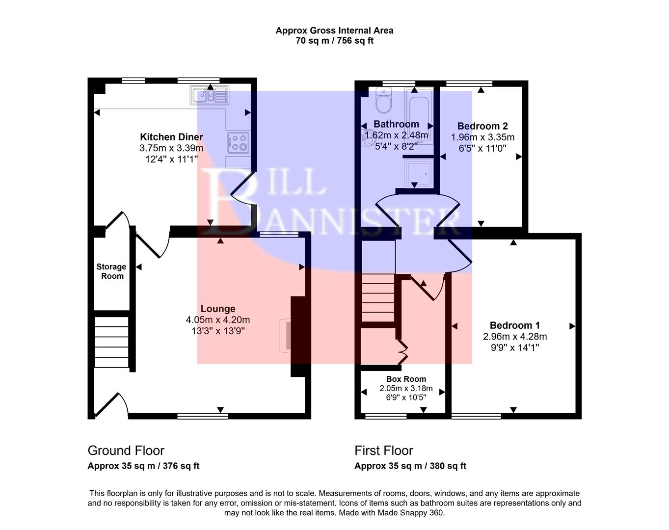 12, Gilly Hill, Redruth floorplan